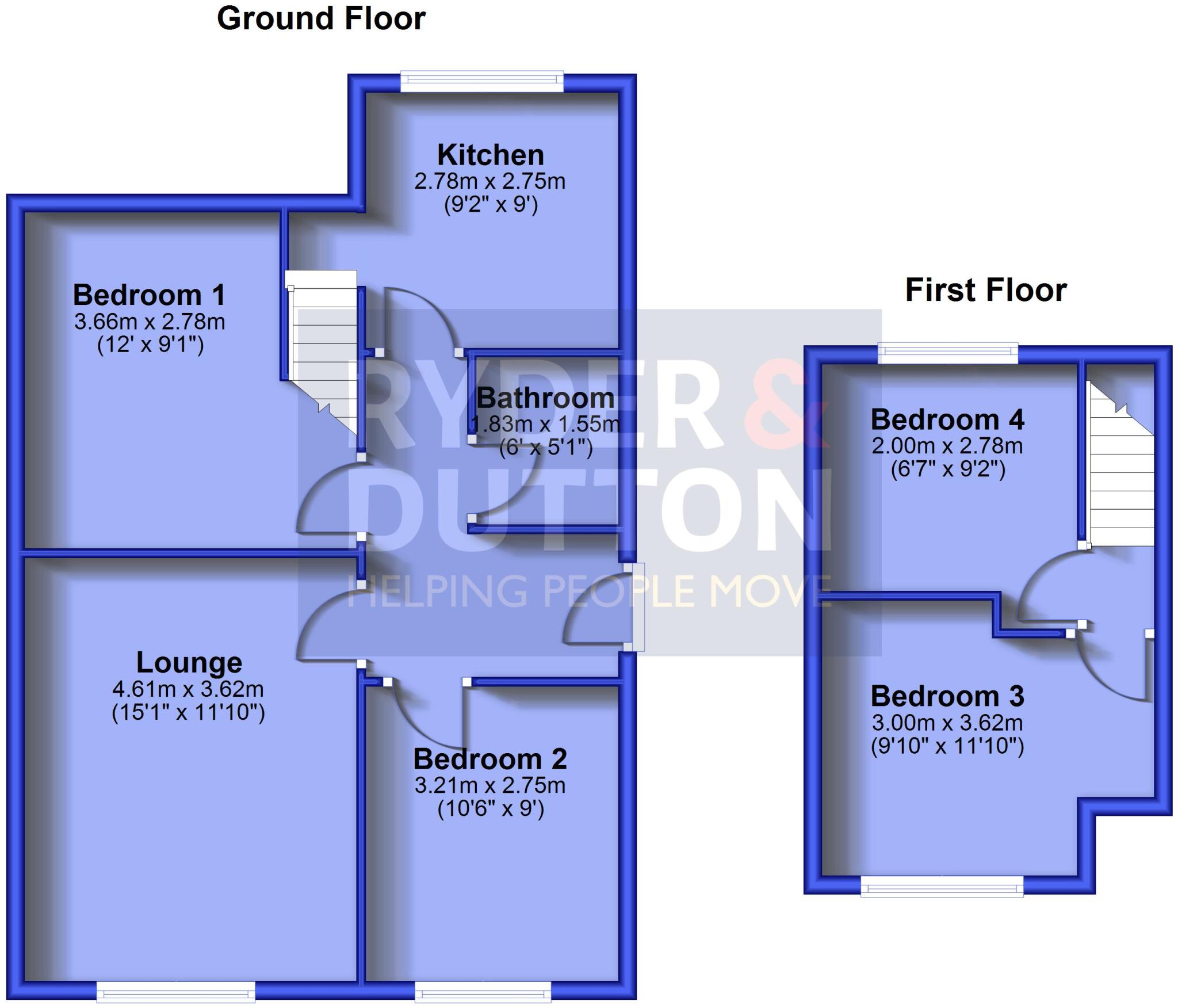 Sandy Bank, High Crompton, Shaw, Oldham, OL2 floorplan