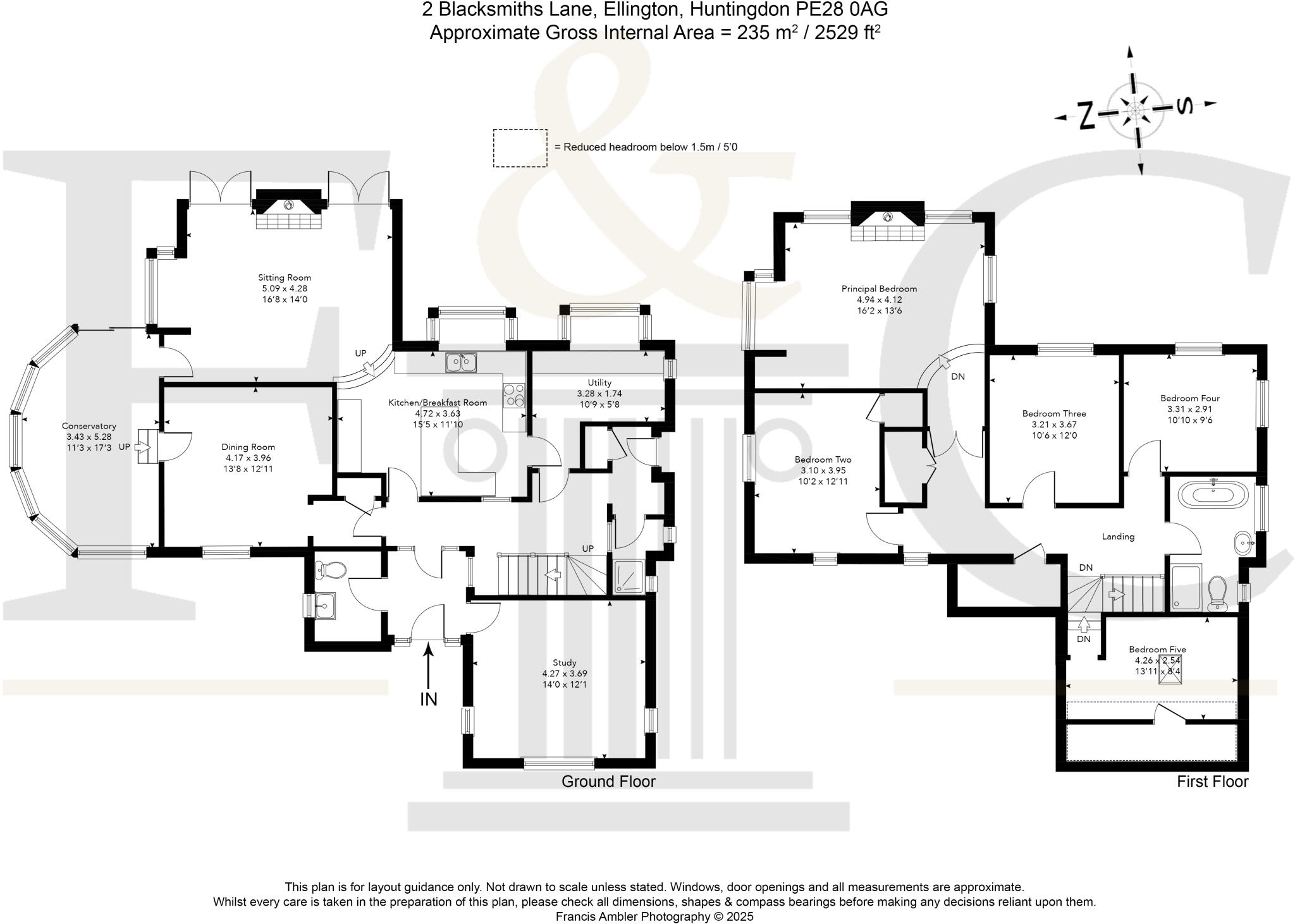 Blacksmiths Lane, Ellington, Huntingdon, Cambridgeshire, PE28 floorplan