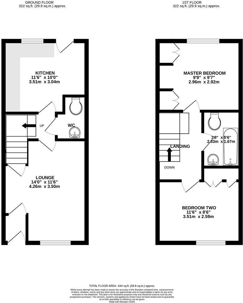 10 Albert Court, Shipton Street floorplan