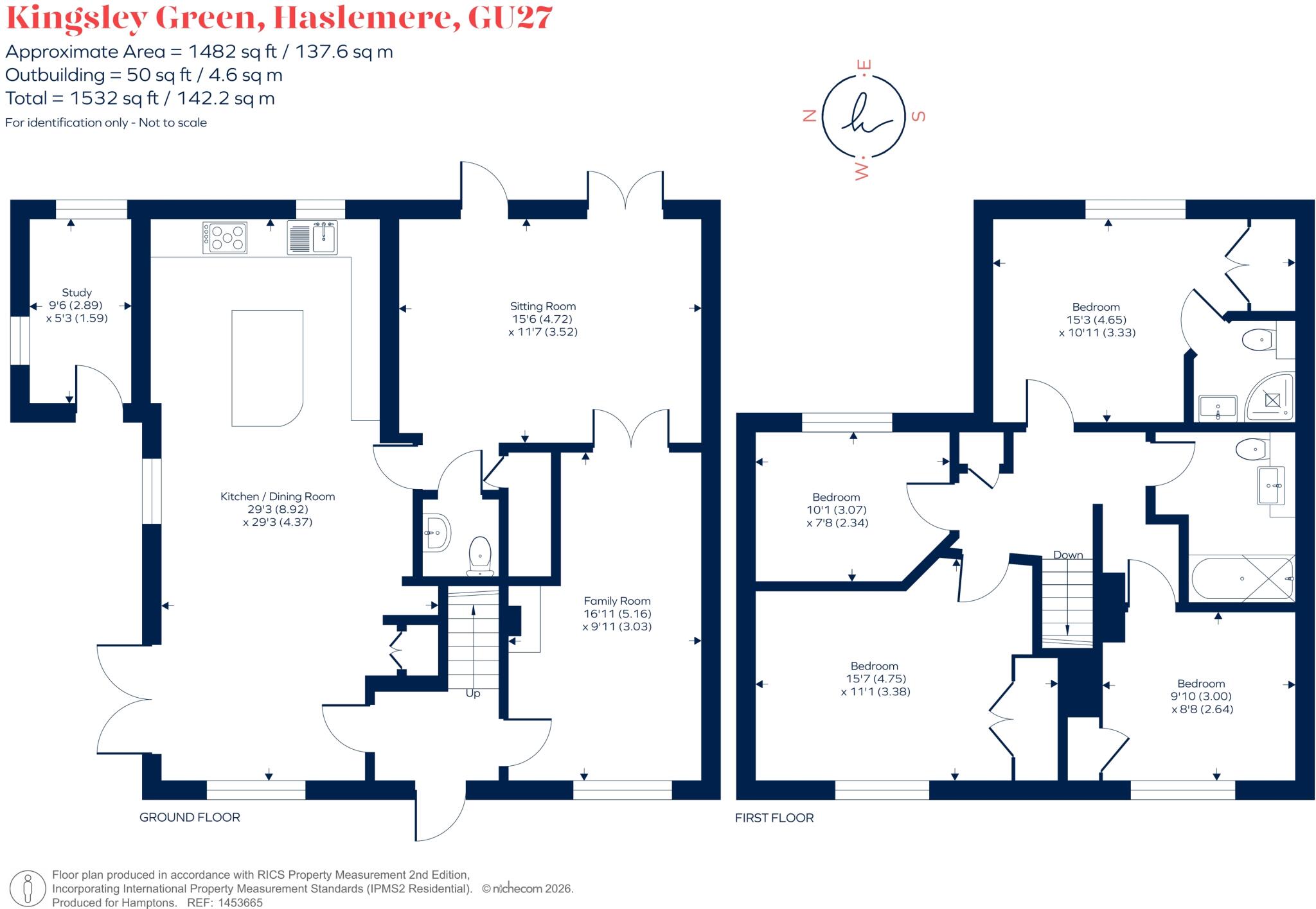Marley Lane Kingsley Green GU27 floorplan