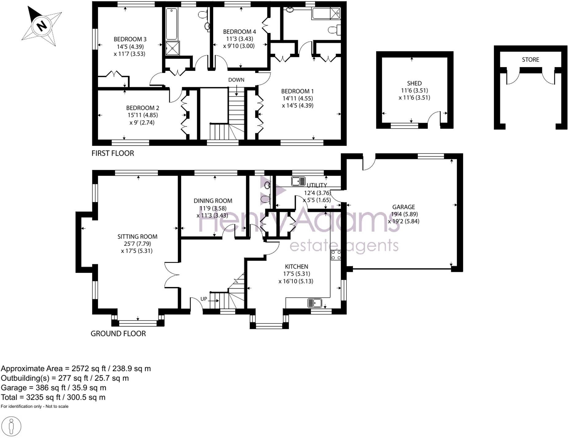 Pond Copse Lane, Loxwood, RH14 floorplan