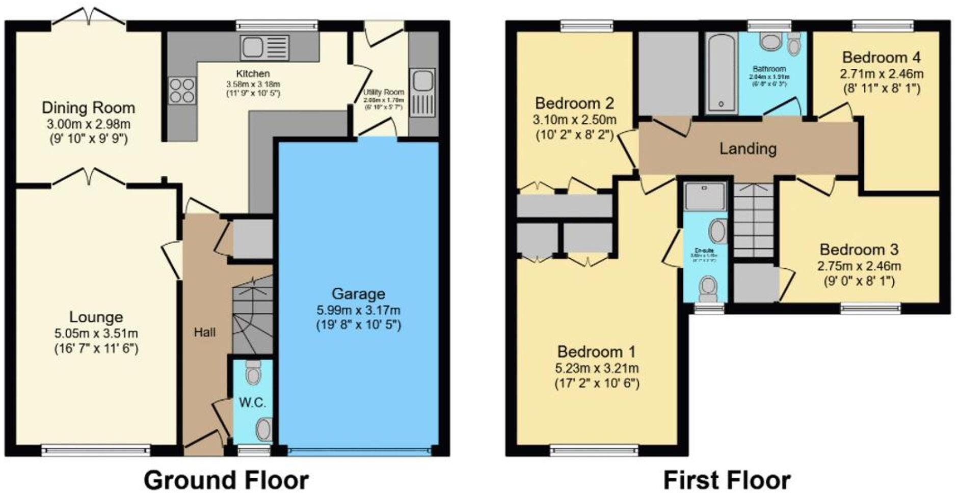 Buchanan Crescent, Livingston, EH54 floorplan