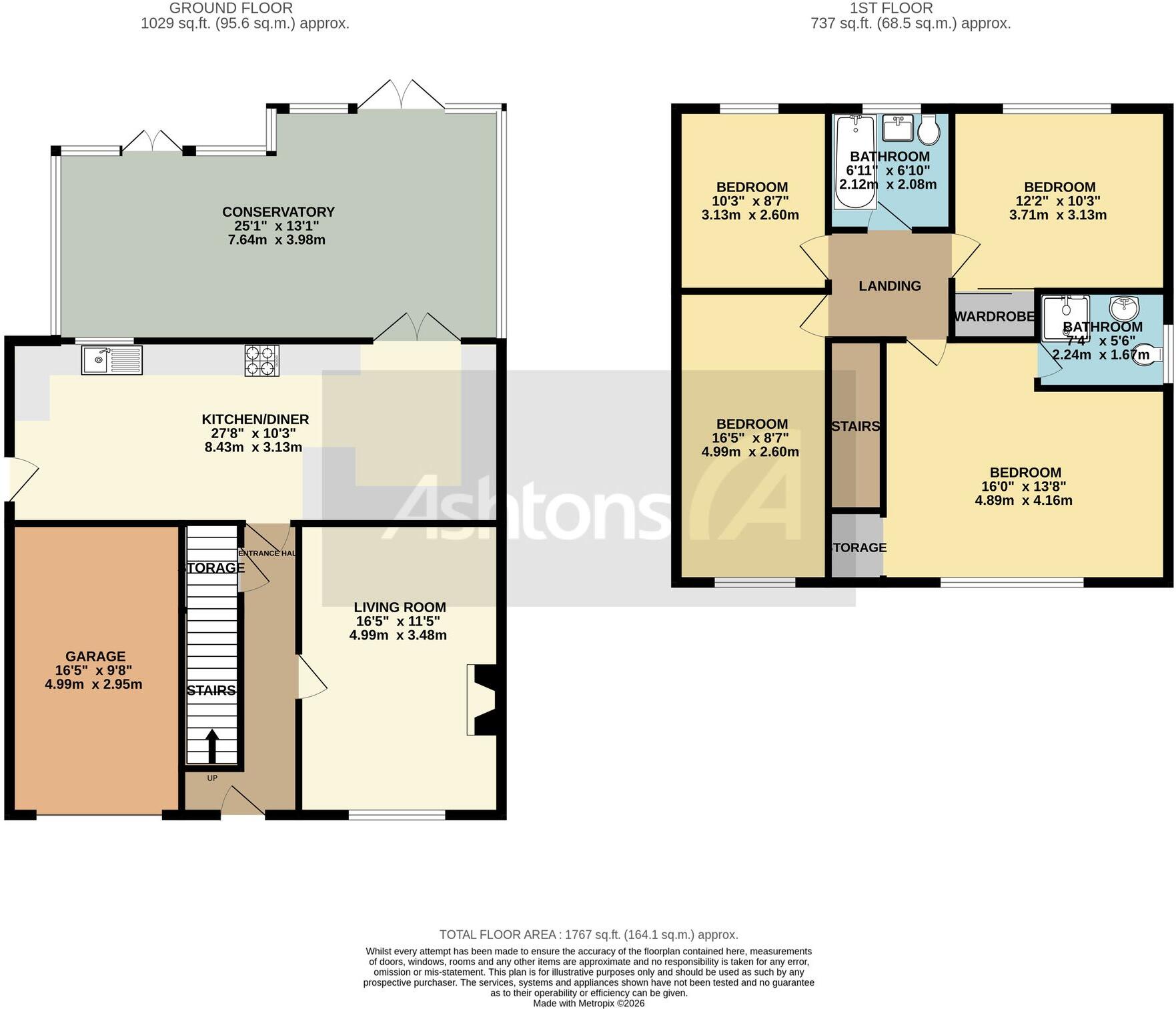 Malham Close, Leigh, WN7 floorplan