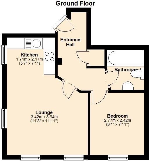 Close to town floorplan