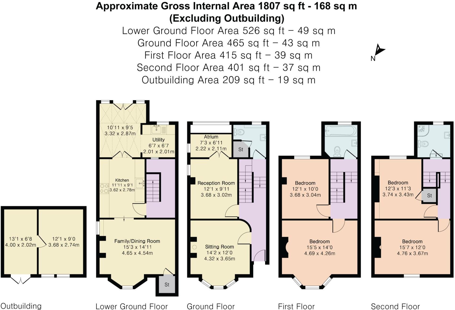Walton Crescent, Central Oxford floorplan