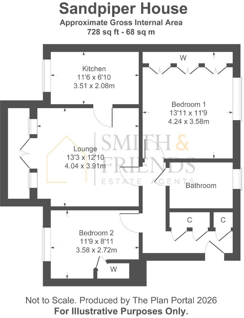 Sandpiper House, Marina, Hartlepool floorplan