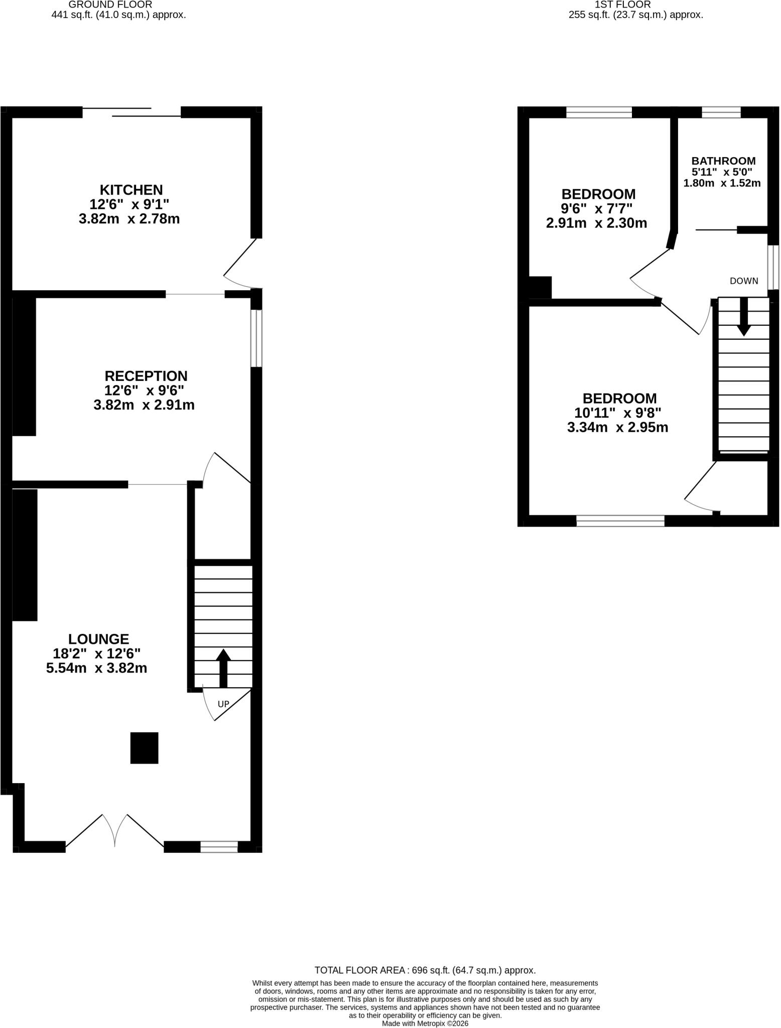 189 Blue Hill Lane, Leeds LS12 4PD floorplan