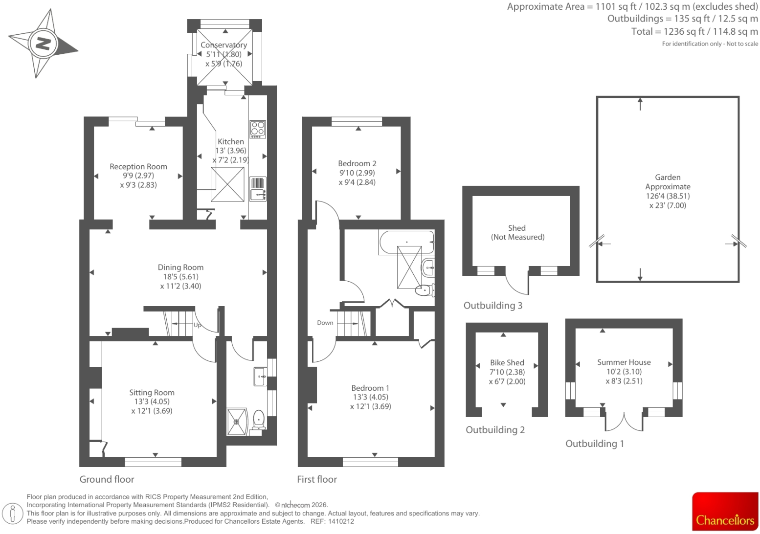 Barton Road, Headington, OX3 floorplan