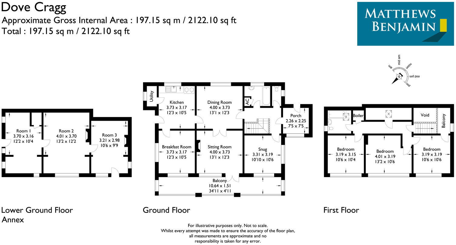 Dove Cragg, Birks Road, Windermere, Cumbria, LA23 3PH floorplan