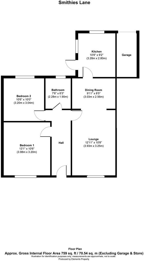 Smithies Lane, Barnsley floorplan