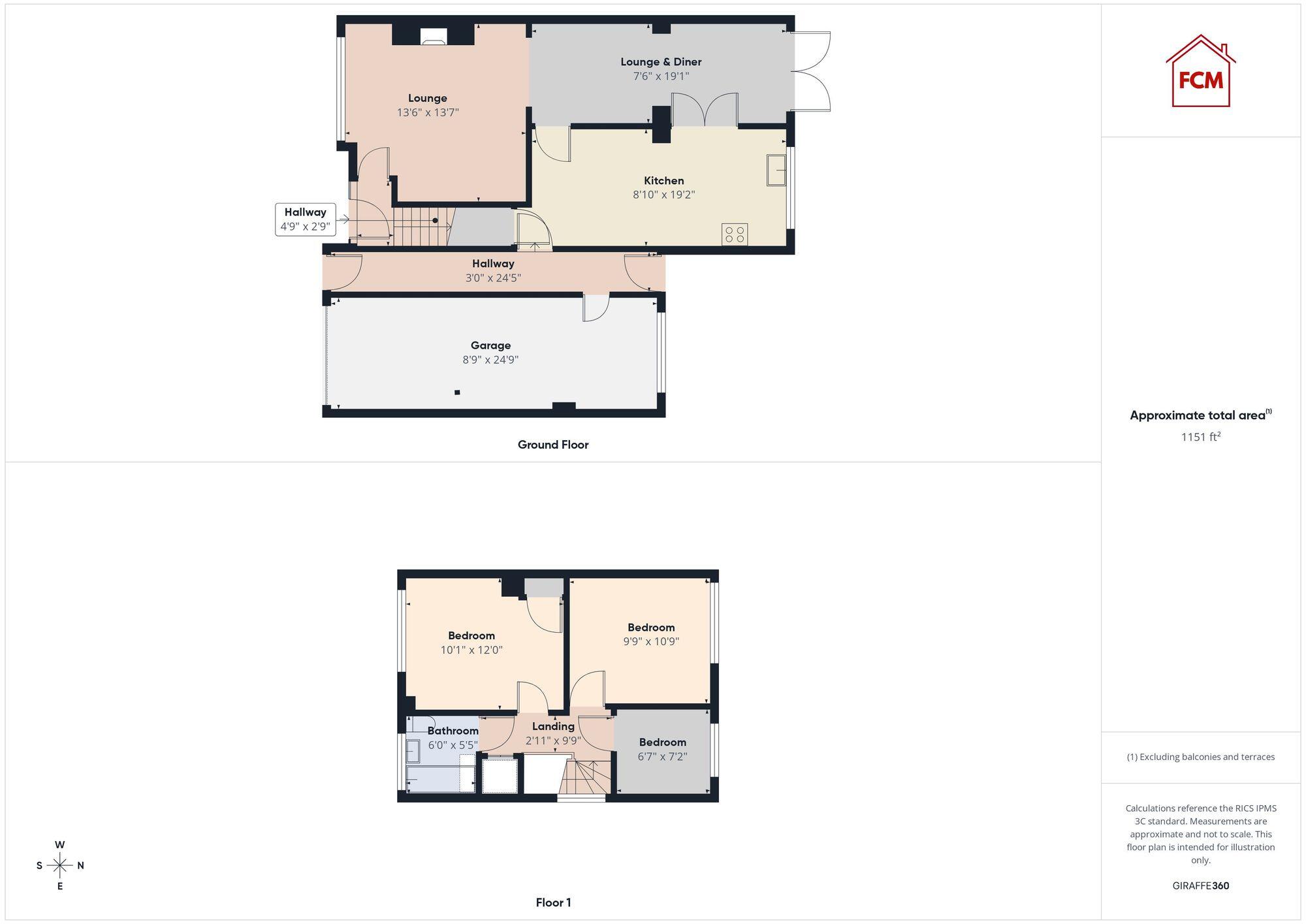 Eskdale Close, Cleator Moor, CA25 floorplan