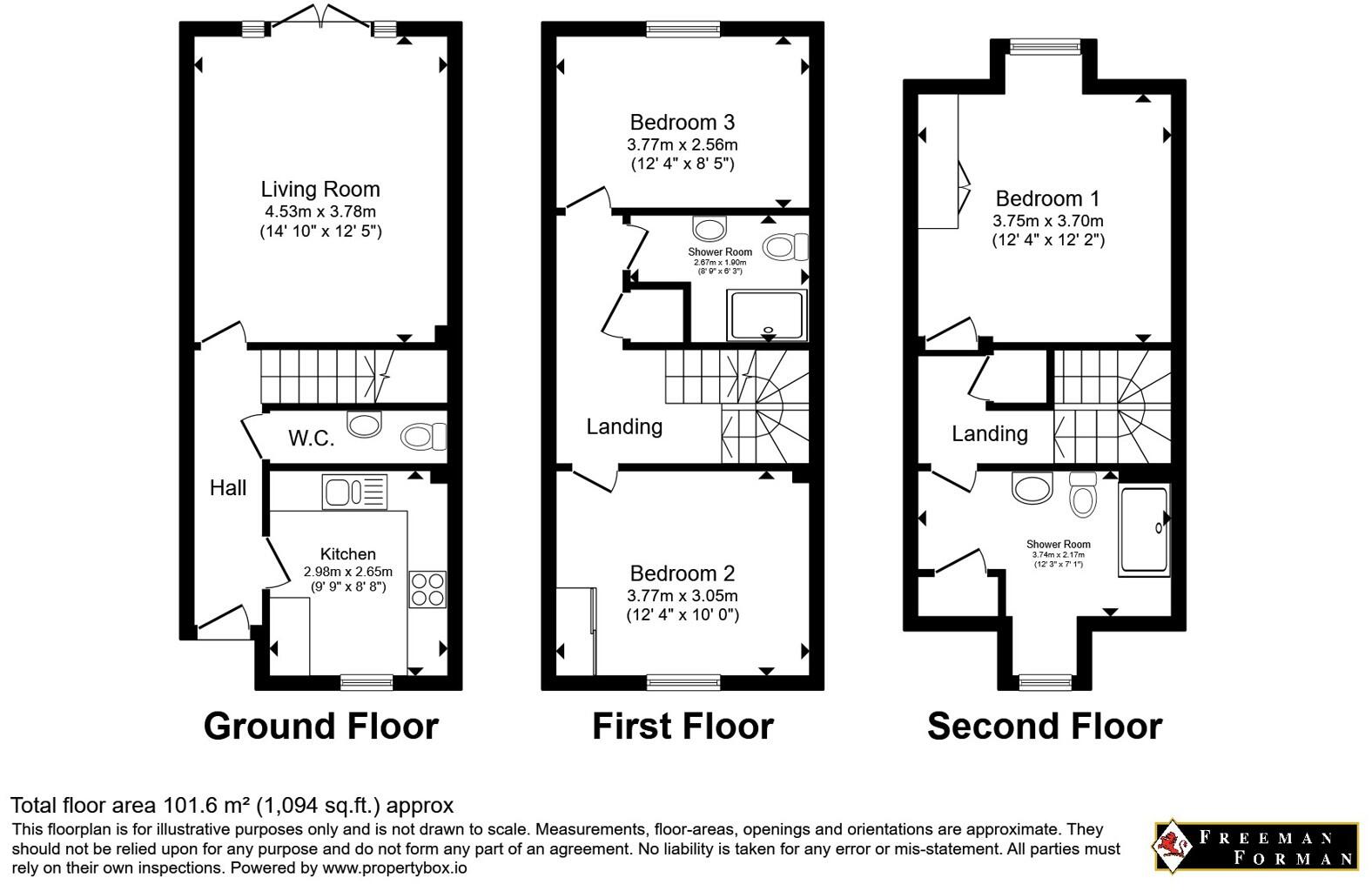 Parsons Place, Tonbridge, Kent, TN9 floorplan