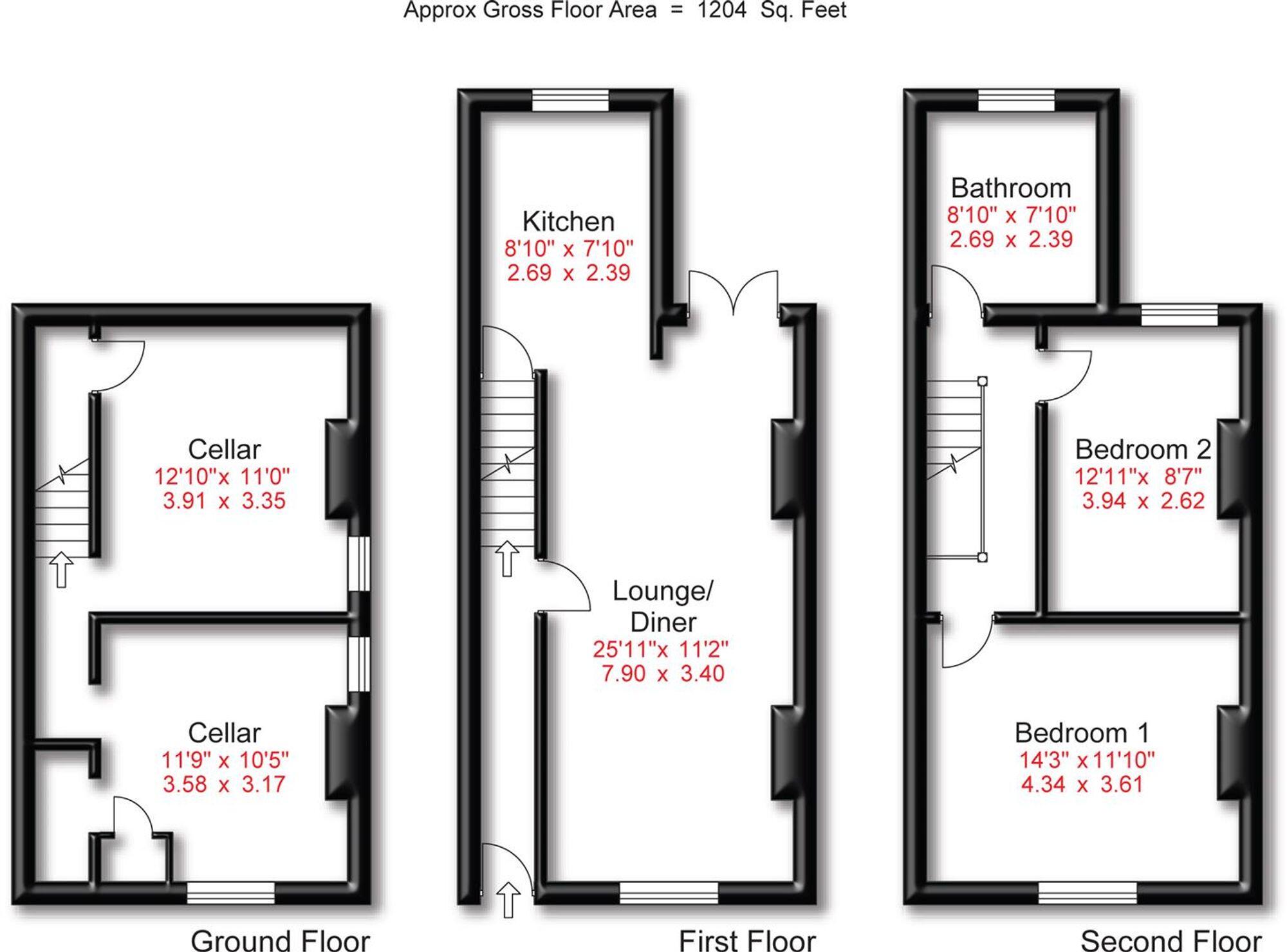 Moss Lane, Hale, WA15 floorplan