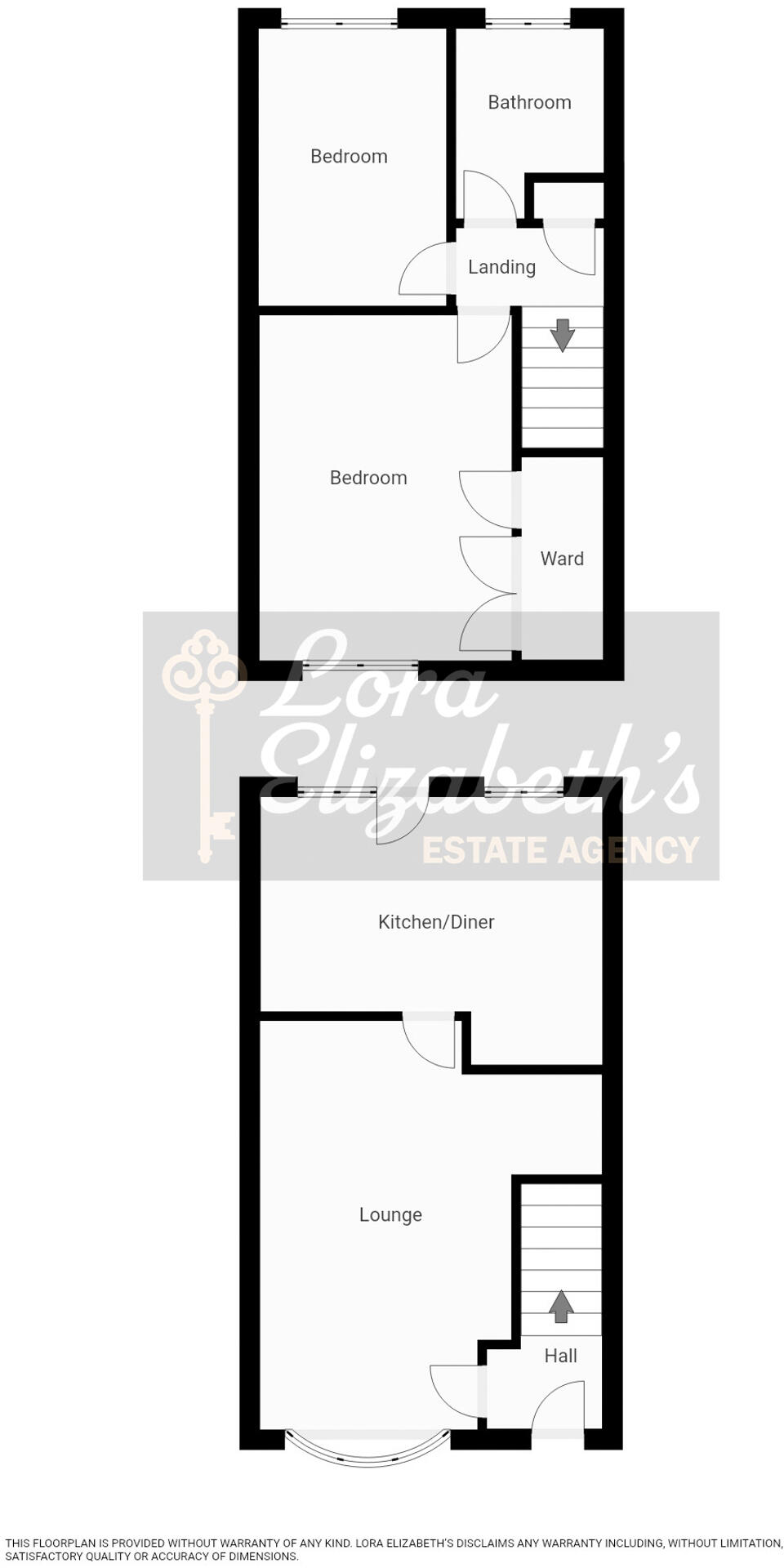 Leas Road, Mansfield Woodhouse, Nottinghamshire, NG19 floorplan