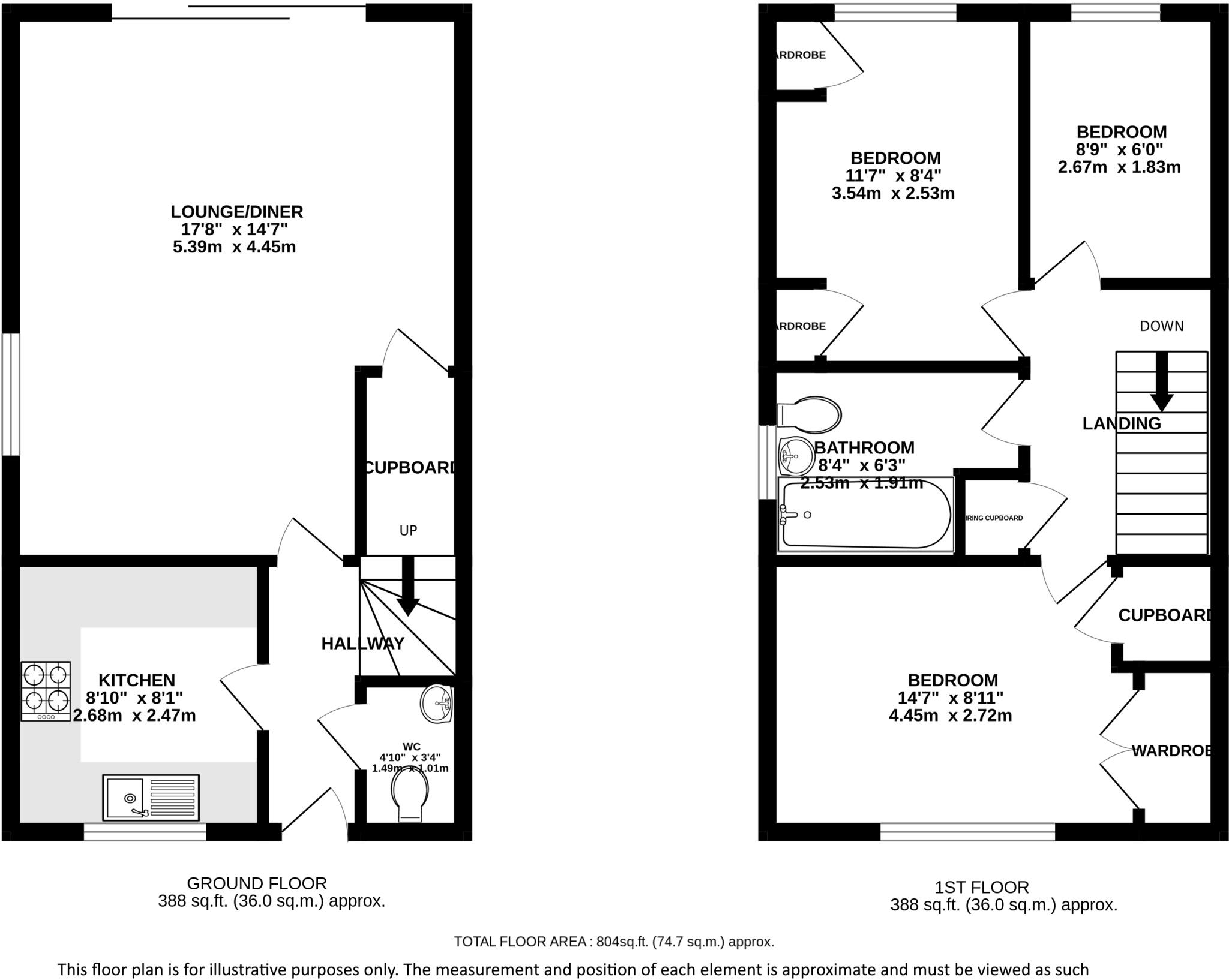 Willowside, London Colney, St. Albans, AL2 floorplan