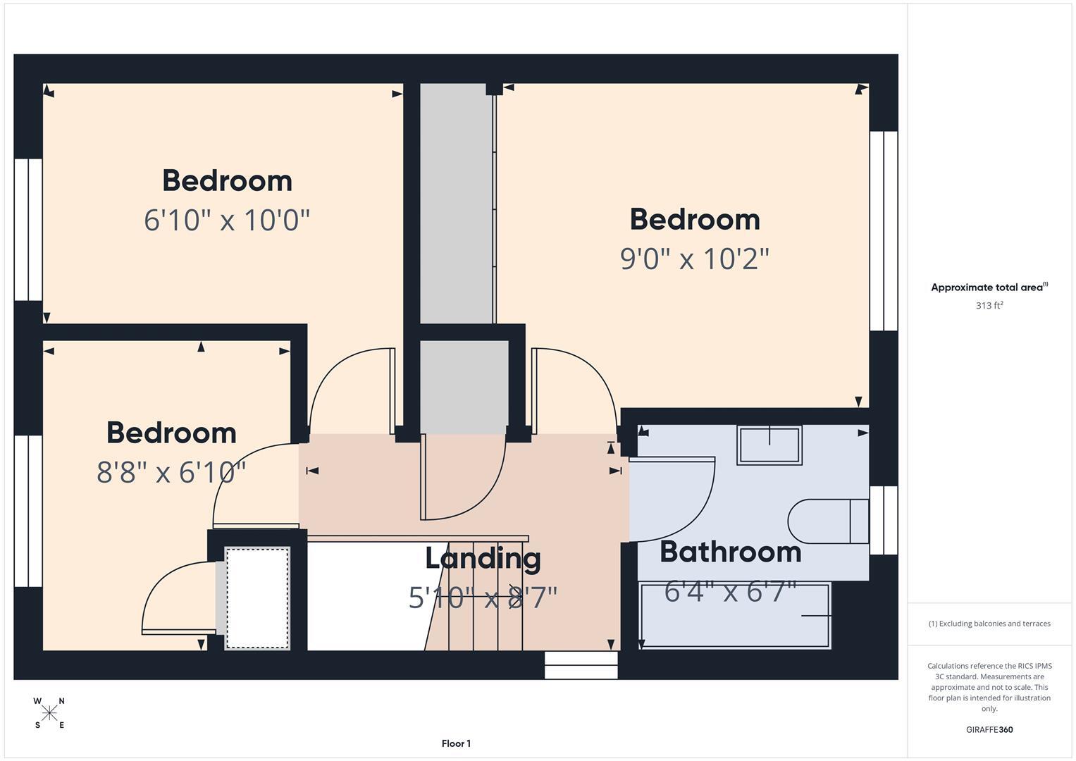 Turnberry, Whitley Bay floorplan