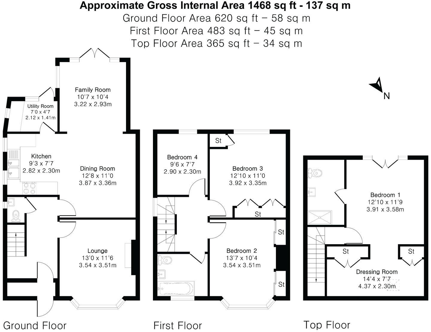 Grantley Road, Guildford, GU2 floorplan