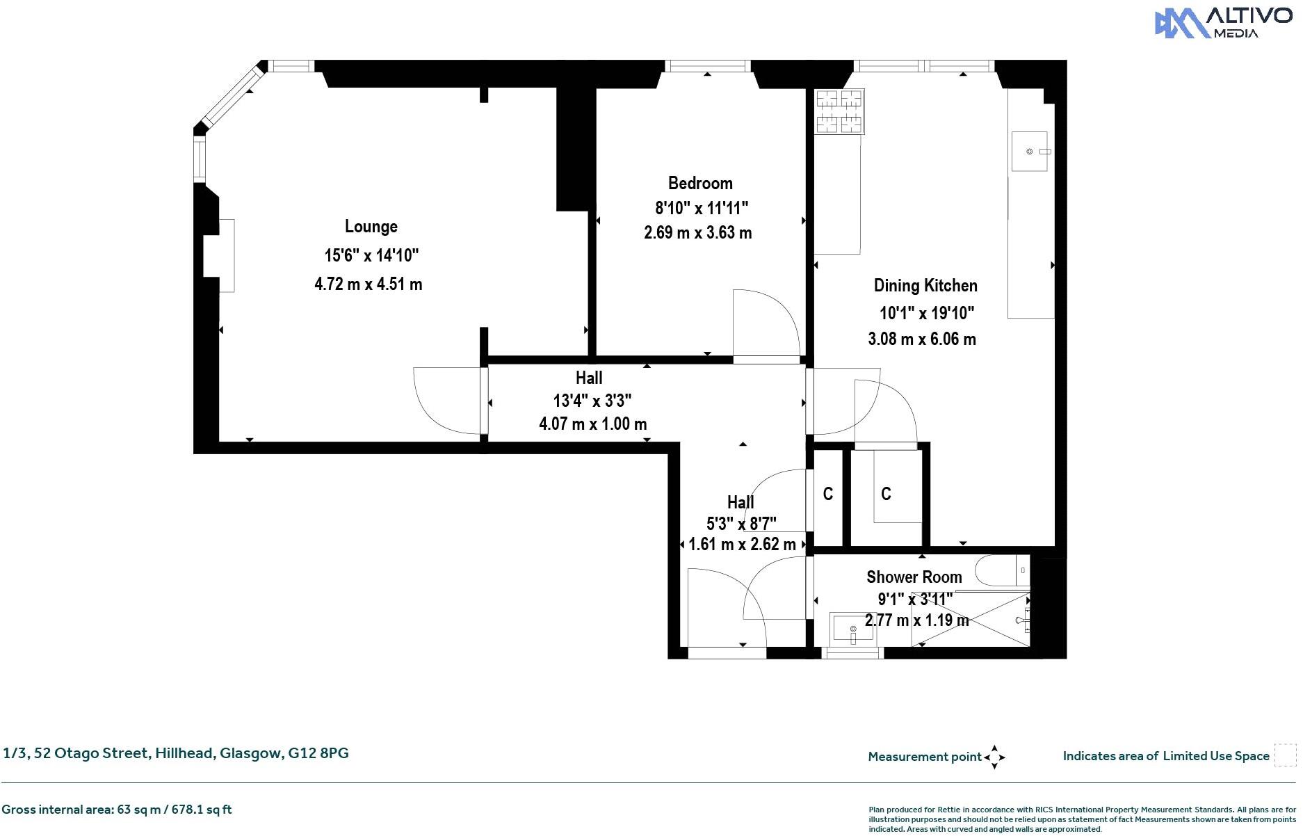 Otago Street, Hillhead, Glasgow floorplan