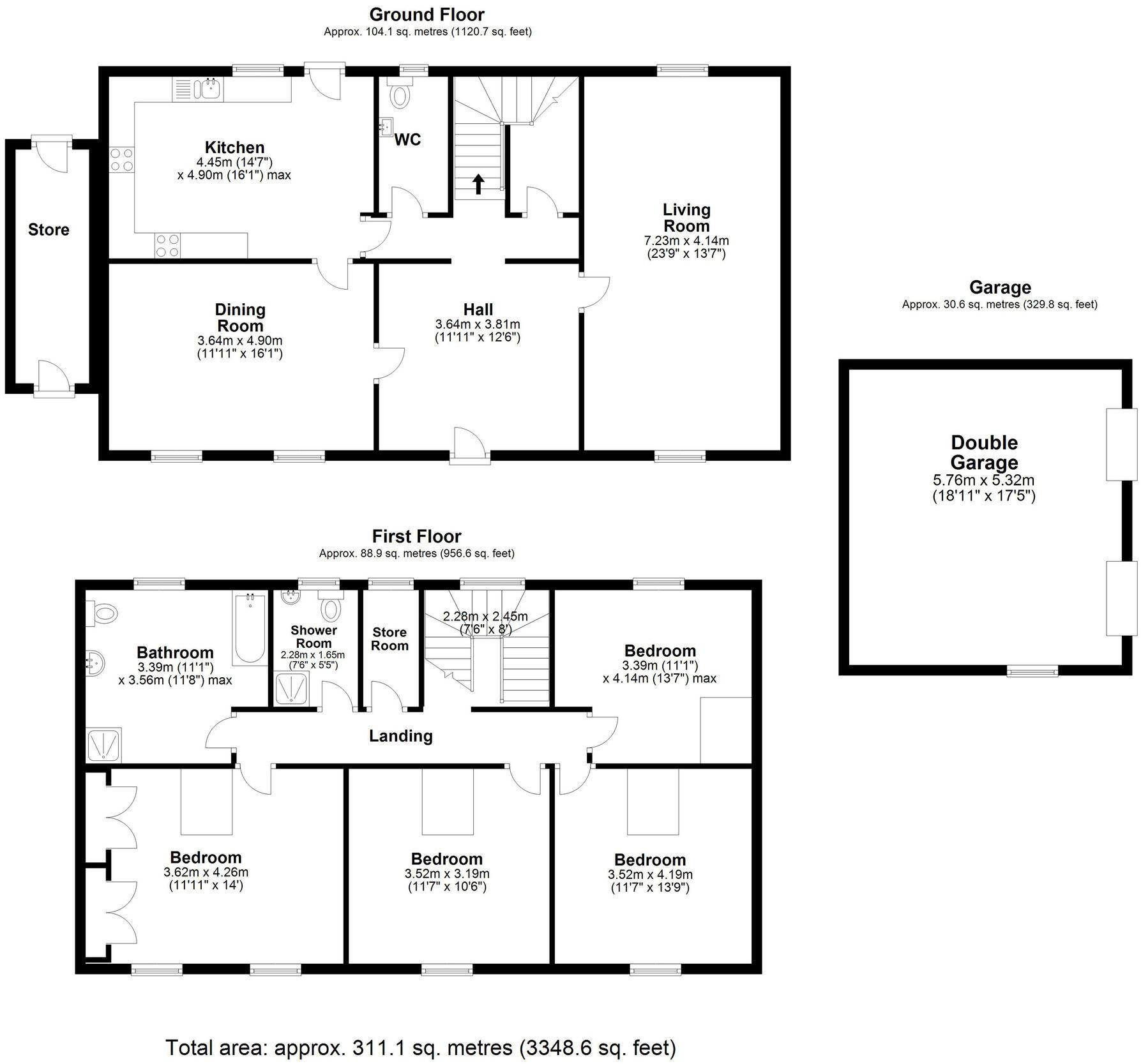 Croft View, West Newton, Wigton, Cumbria floorplan