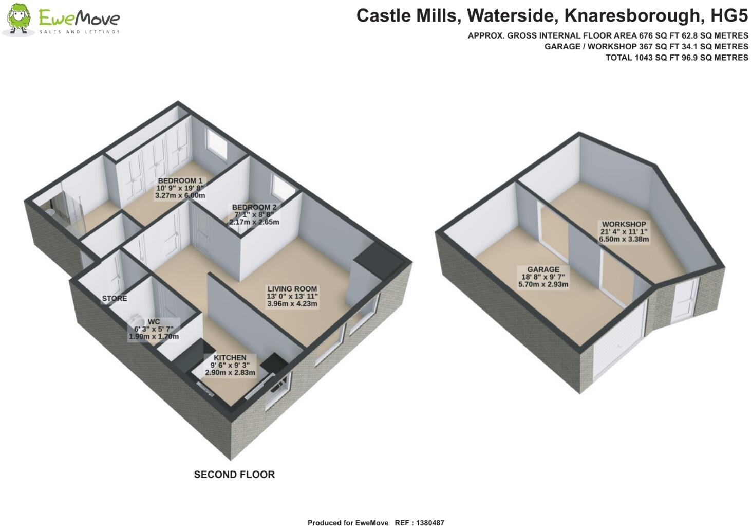 Castle Mills, Waterside, Knaresborough HG5 8DE floorplan