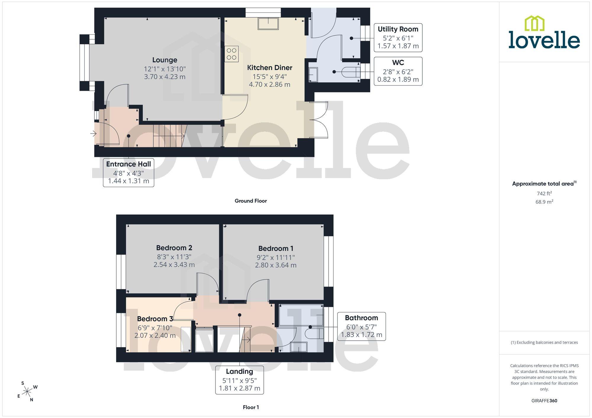 Lancaster Drive, Market Rasen, LN8 floorplan