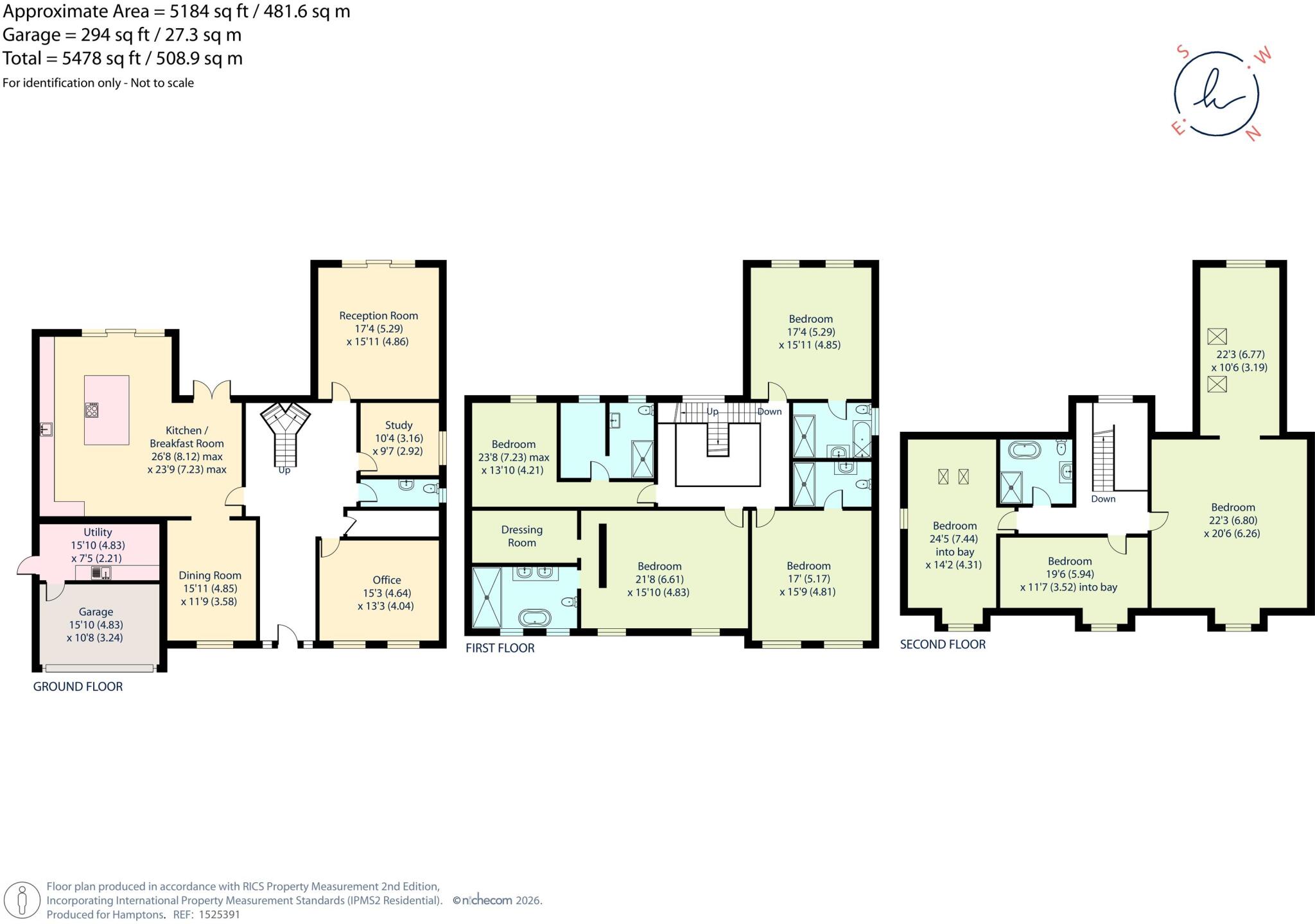 Benfleet Close, Cobham, KT11 floorplan