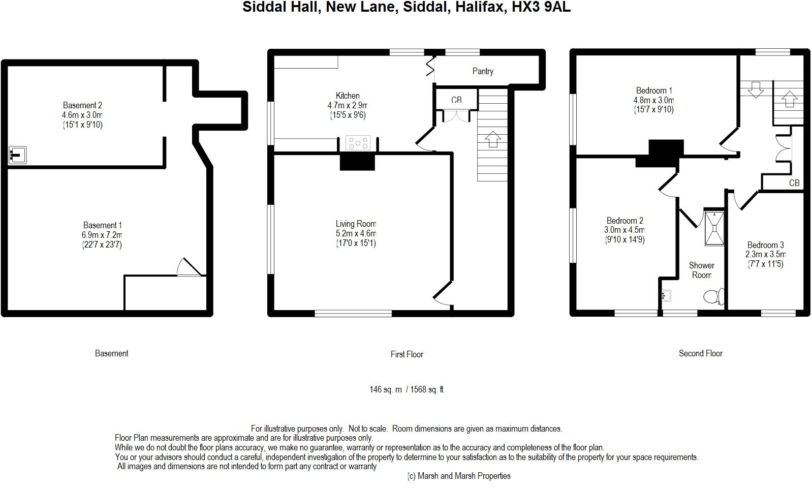 Siddal Hall, New Lane, Halifax, HX3 9AL floorplan