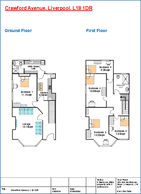Crawford Avenue, Liverpool floorplan
