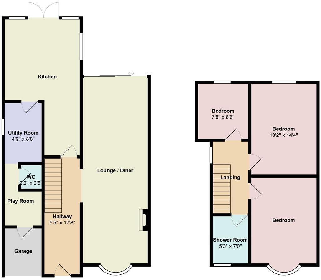 Bentley Rd, Castle Bromwich floorplan