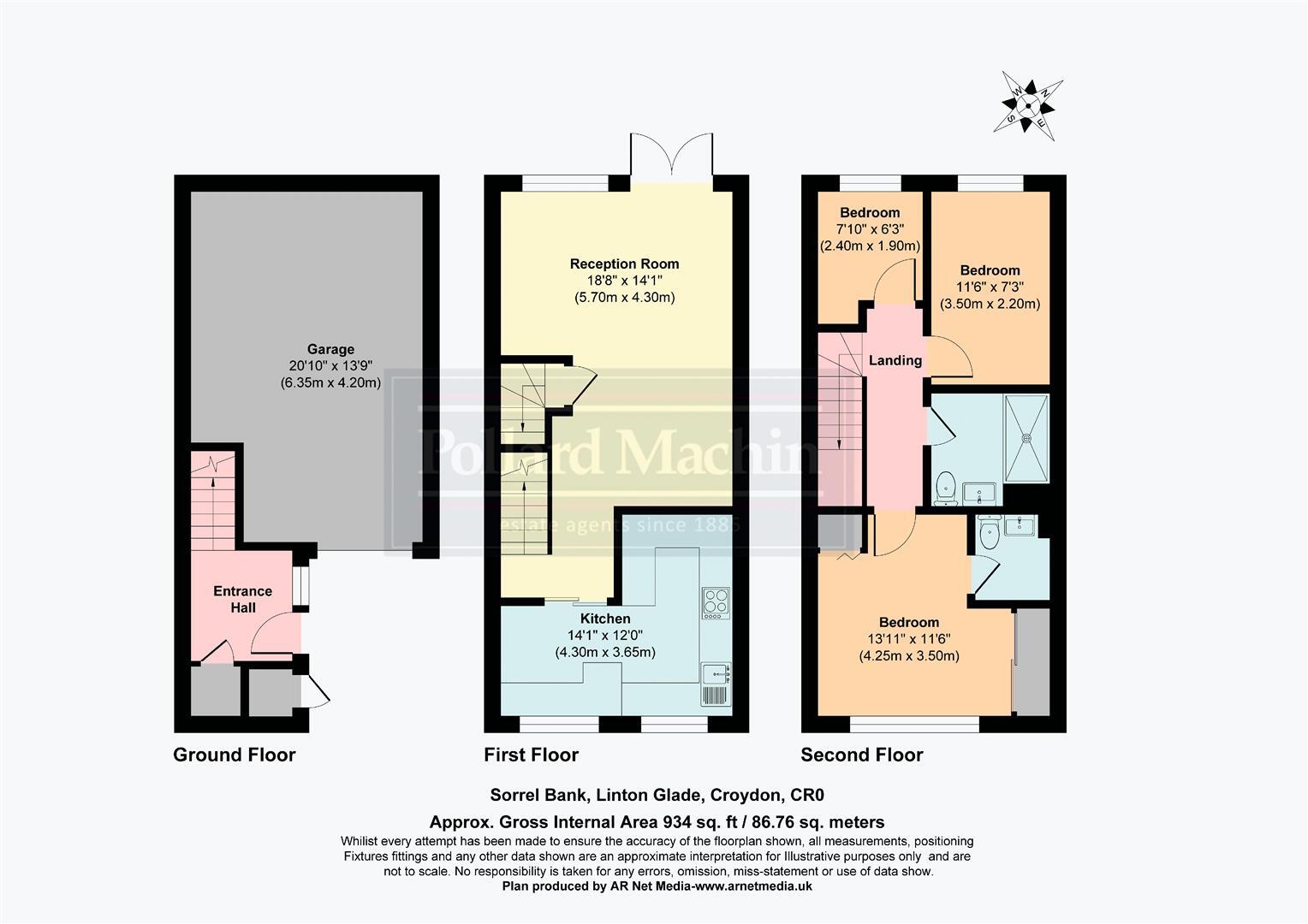 Sorrel Bank, Croydon floorplan