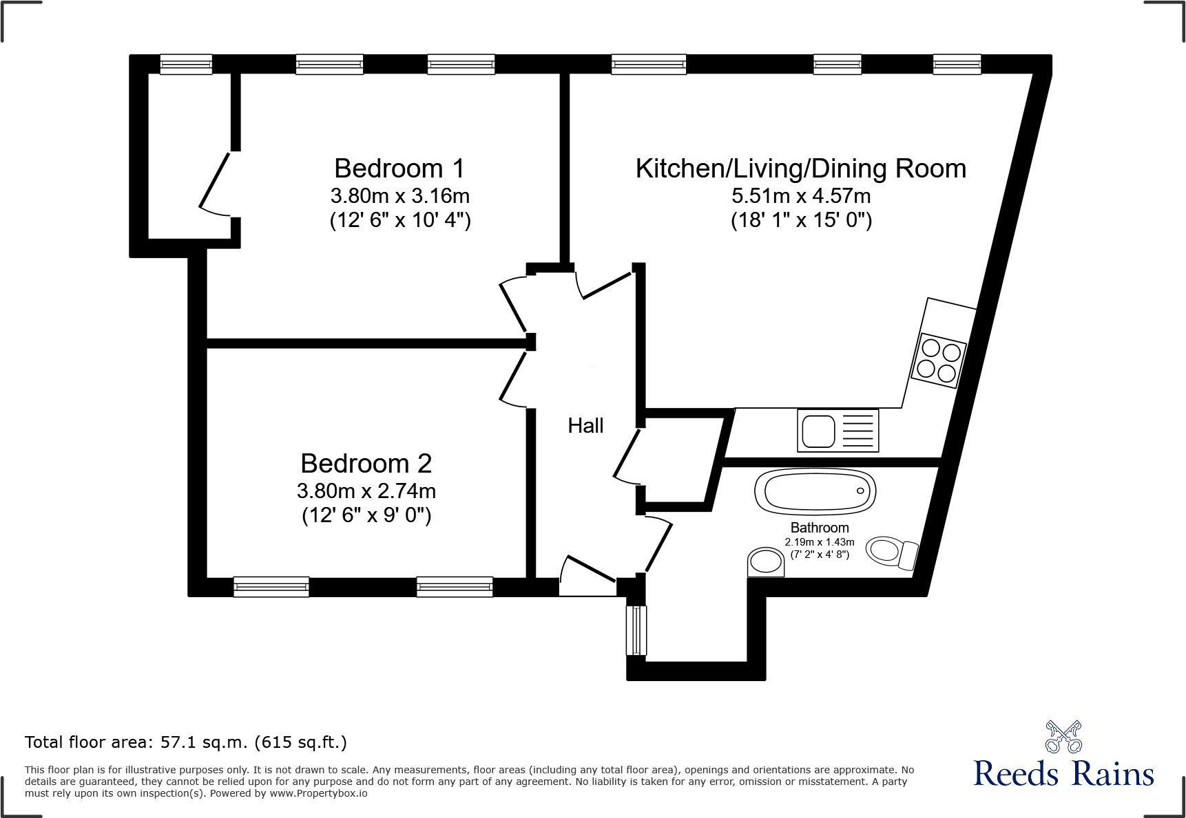 Hamnett Court, Birchwood, Warrington, Cheshire, WA3 floorplan