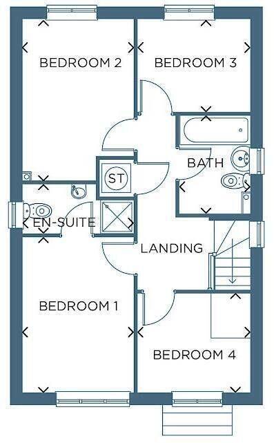 Thornton Fields, Fleetwood, Lancashire, FY7 floorplan