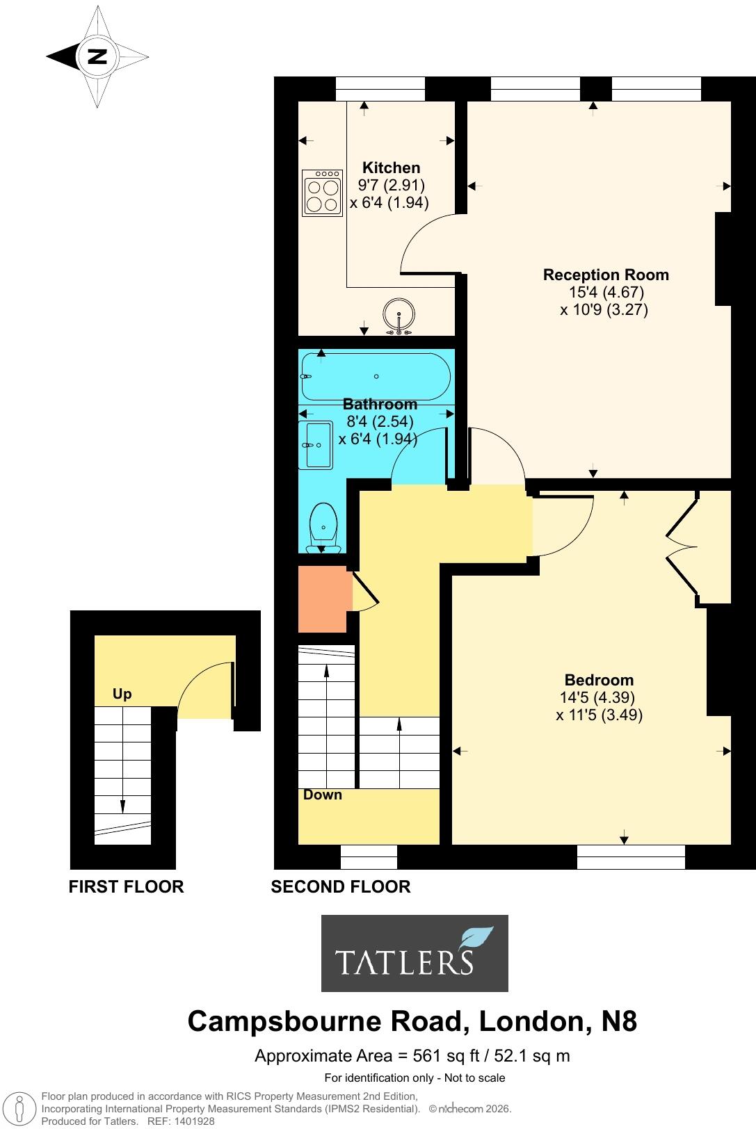 Campsbourne Road, London, N8 floorplan