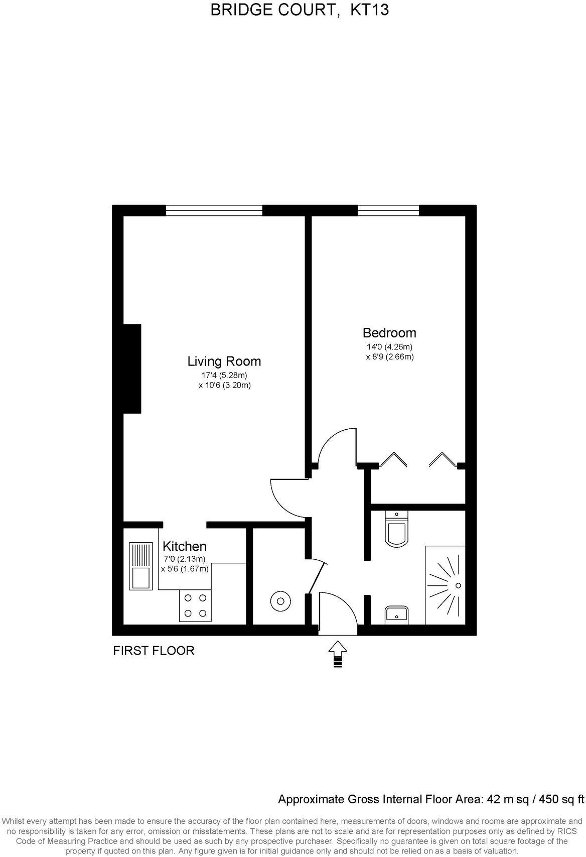 Springfield Meadows, Weybridge, KT13 floorplan