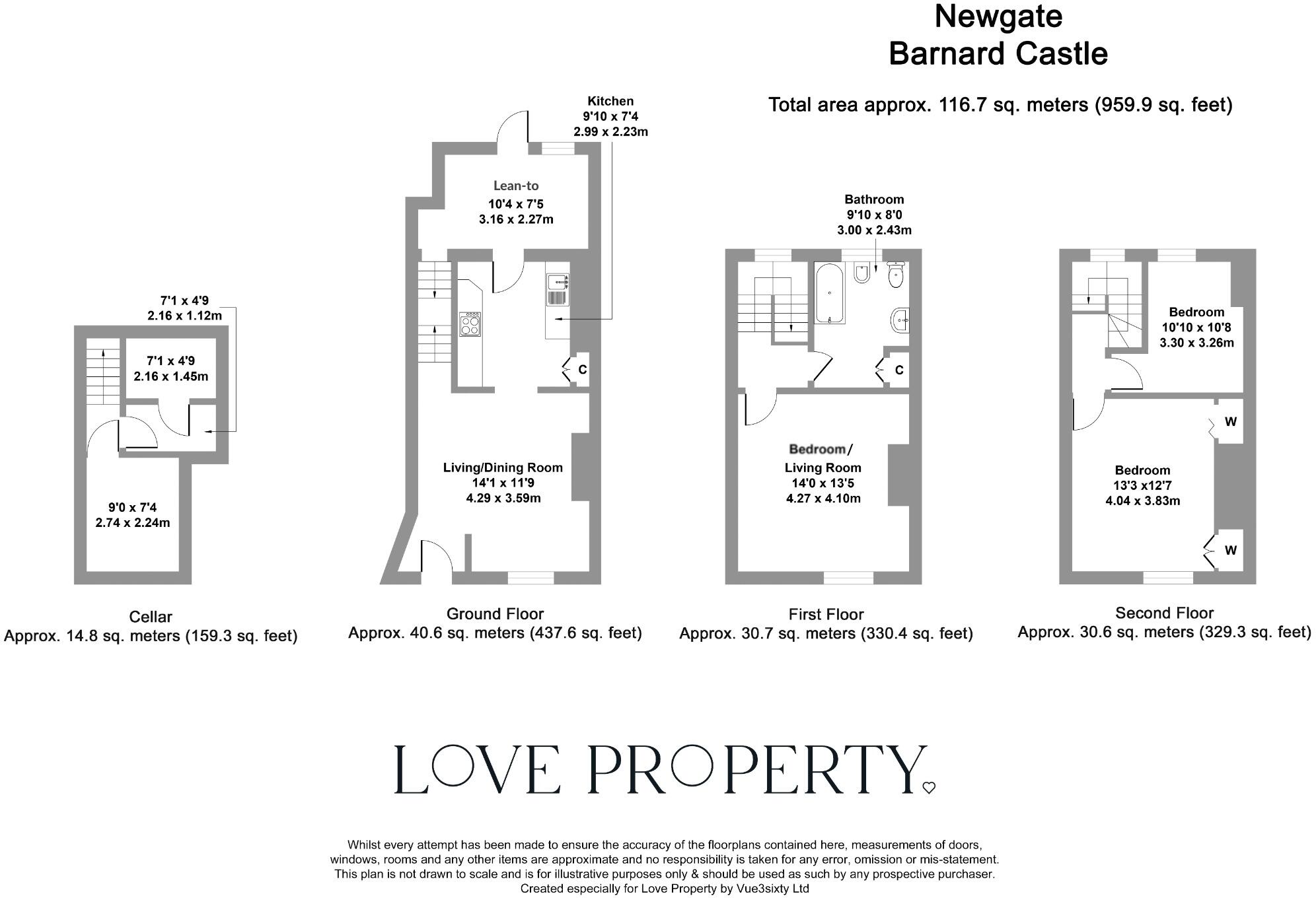 Newgate, Barnard Castle floorplan