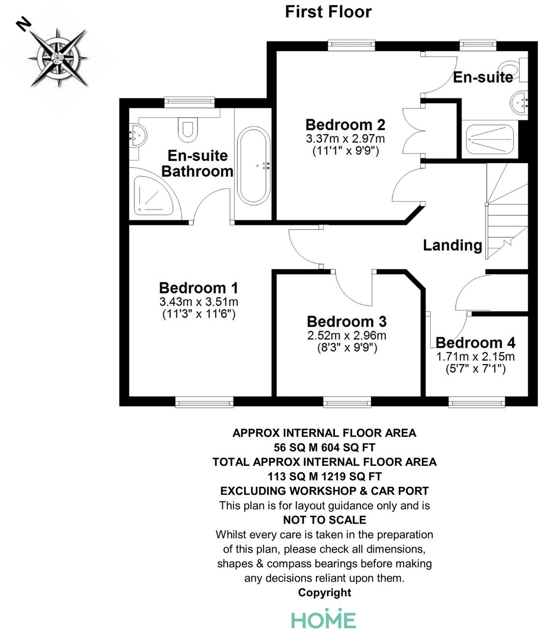 Eglinton Drive, Chancellor Park, Chelmsford floorplan