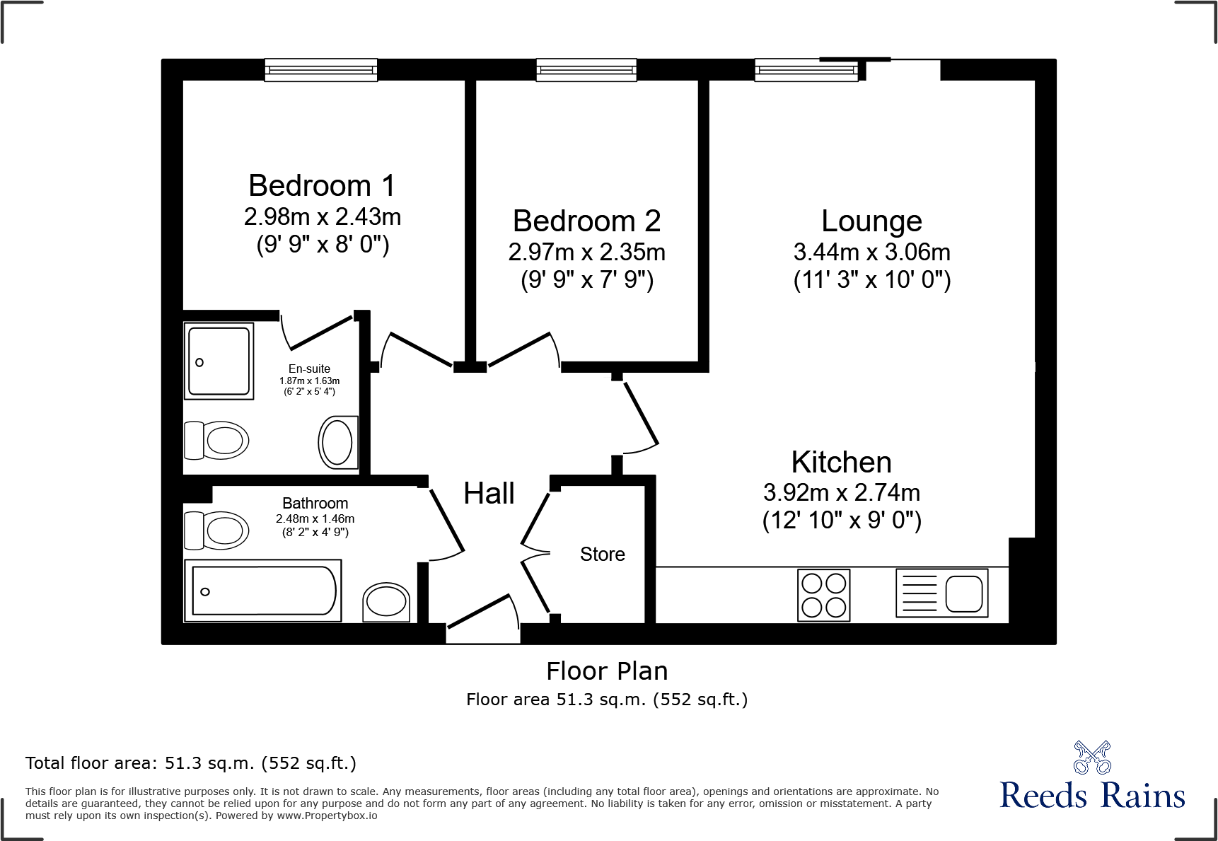 Lower Hall Street, St Helens, WA10 floorplan