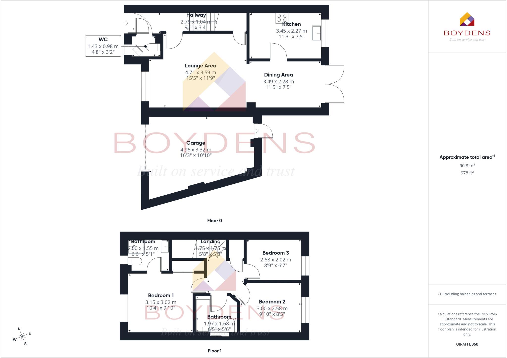 Titus Way, Colchester floorplan