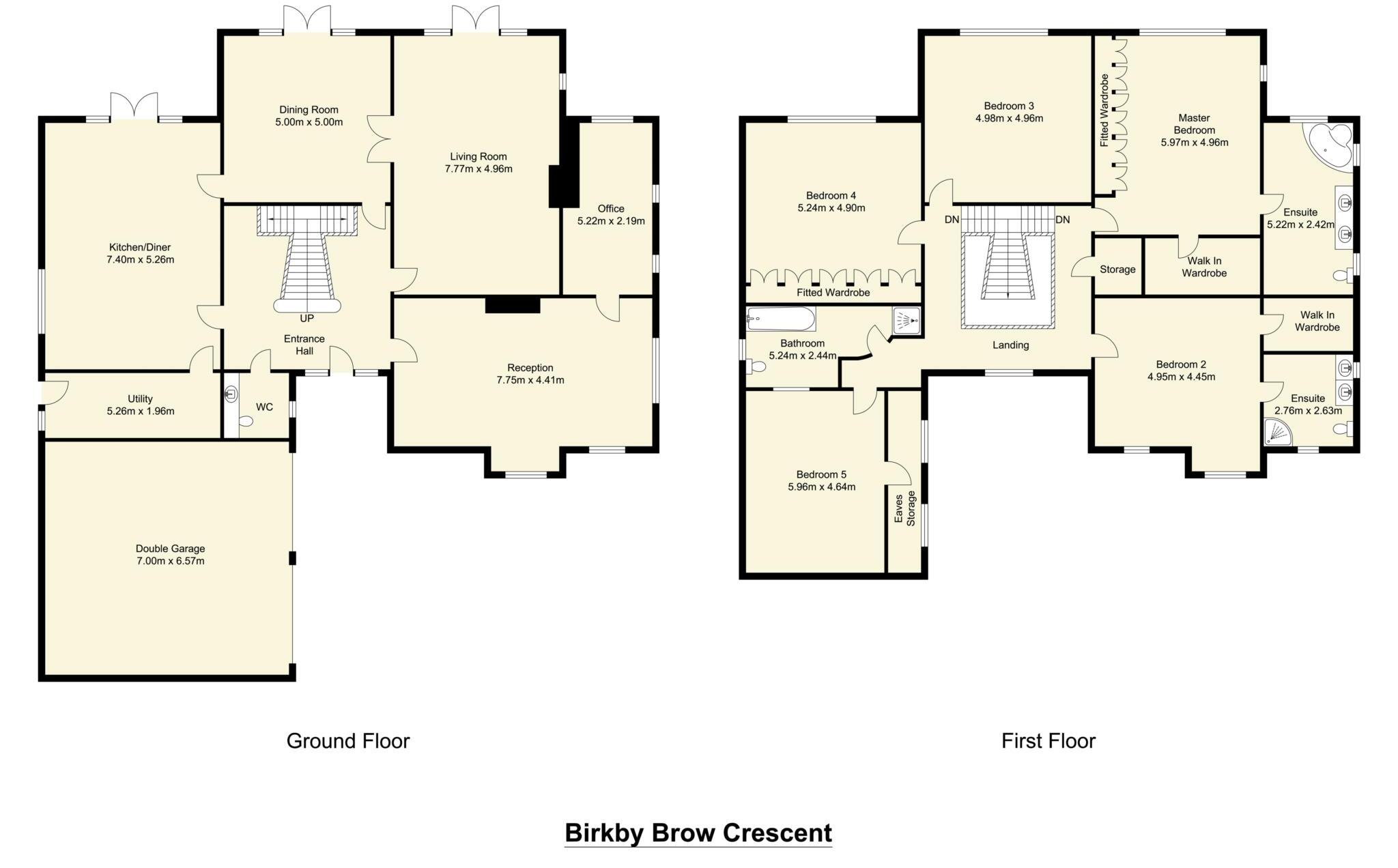 Birkby Brow Crescent, Birstall floorplan