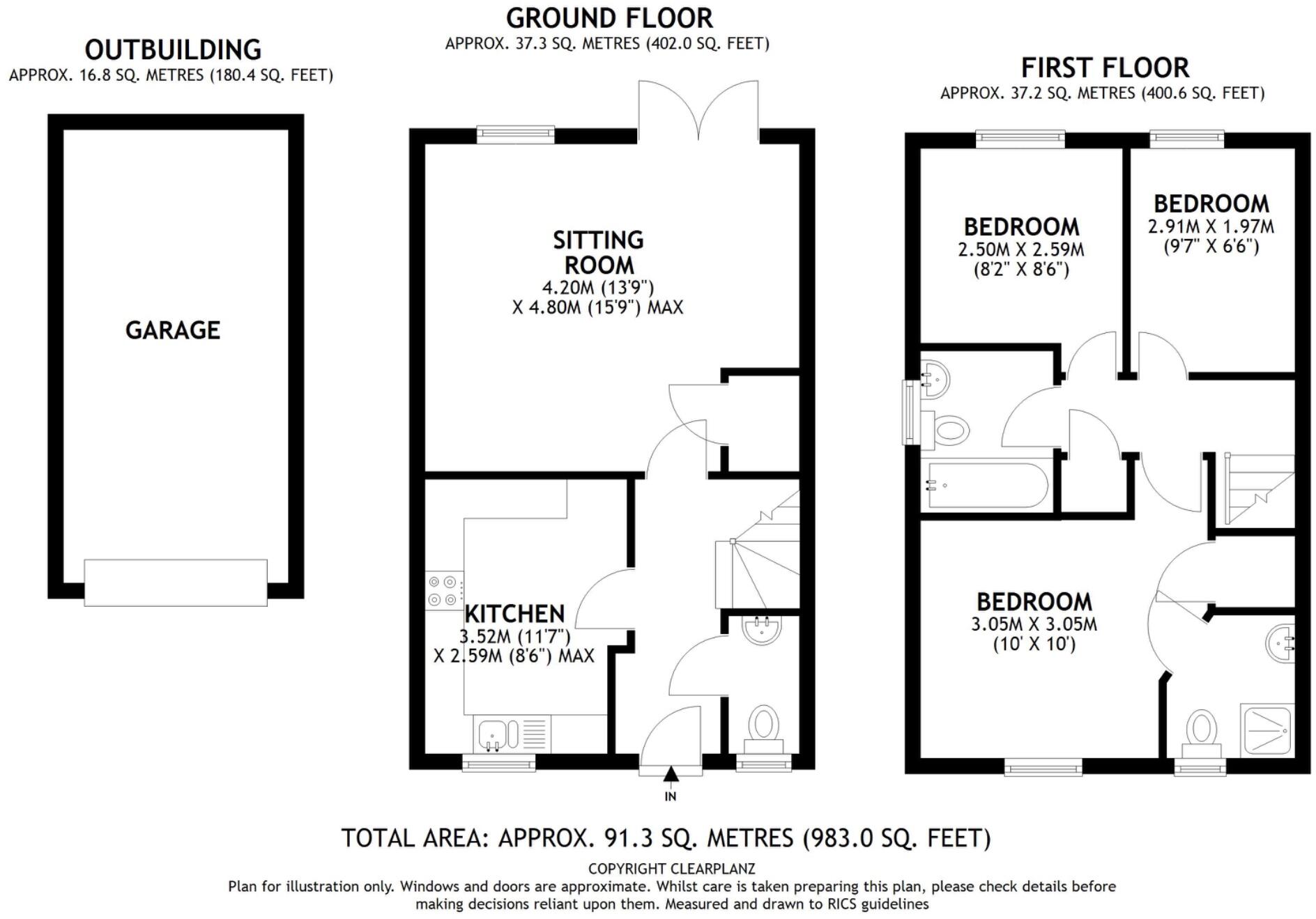 Mile Close, Andover, Hampshire, SP11 floorplan