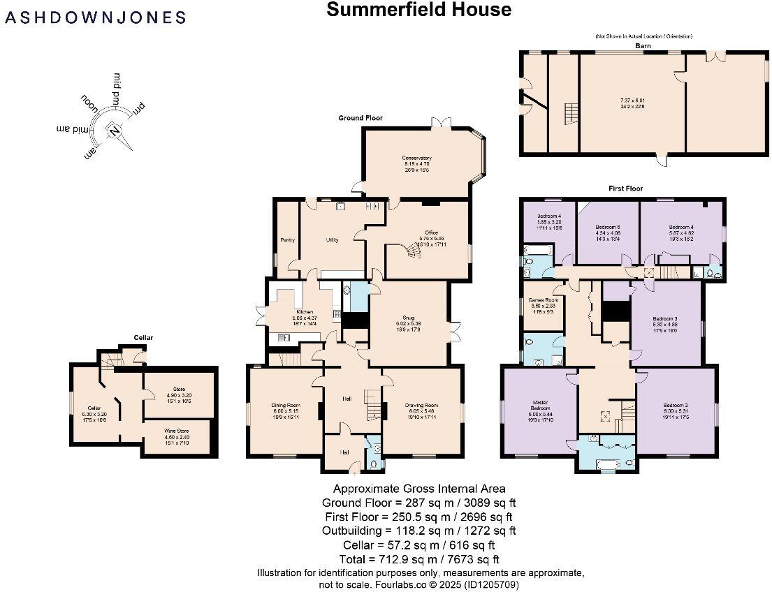 Summerfield House, Kirkby Lonsdale, Carnforth, LA6 2HP floorplan