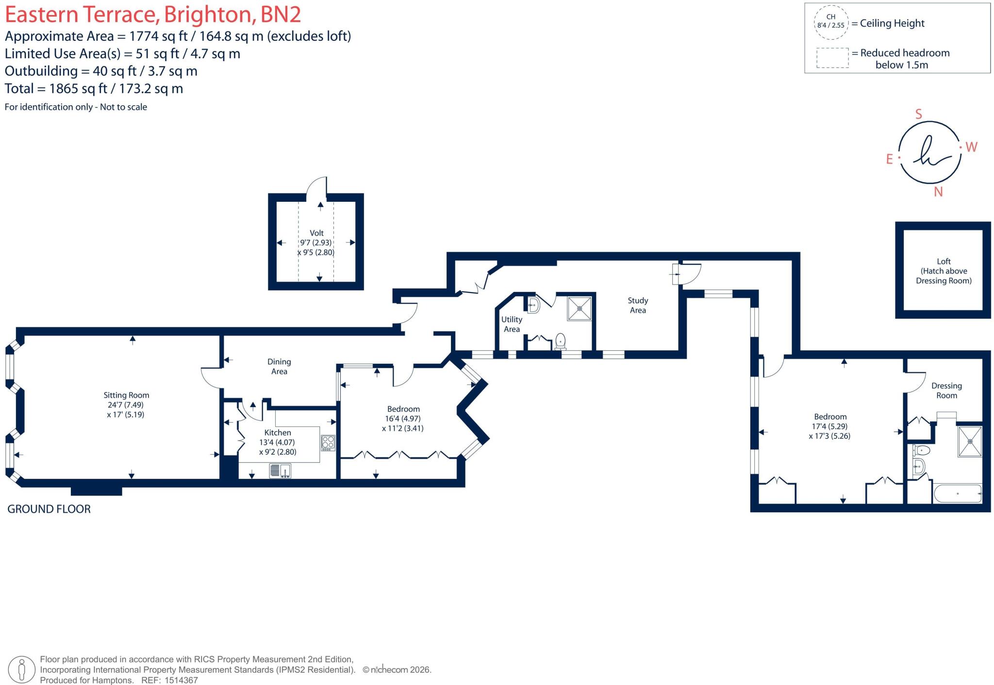 Eastern Terrace, Brighton, BN2 floorplan