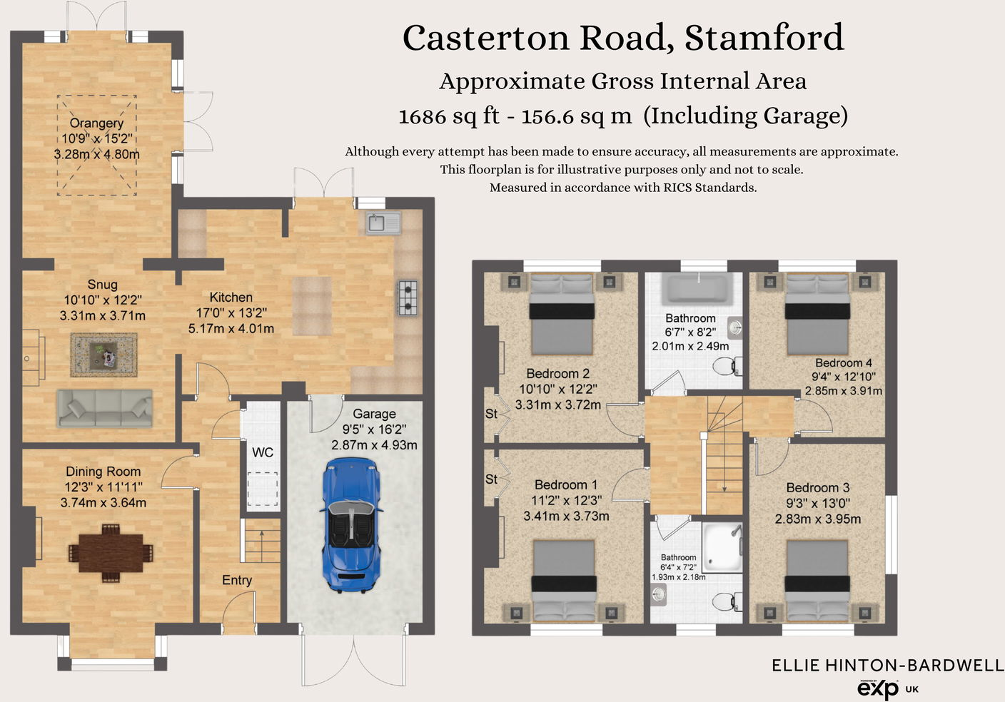 Casterton Road, Stamford, PE9 floorplan