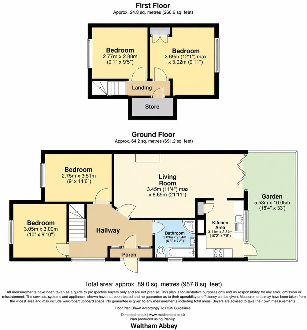 Sewardstone Road, London floorplan