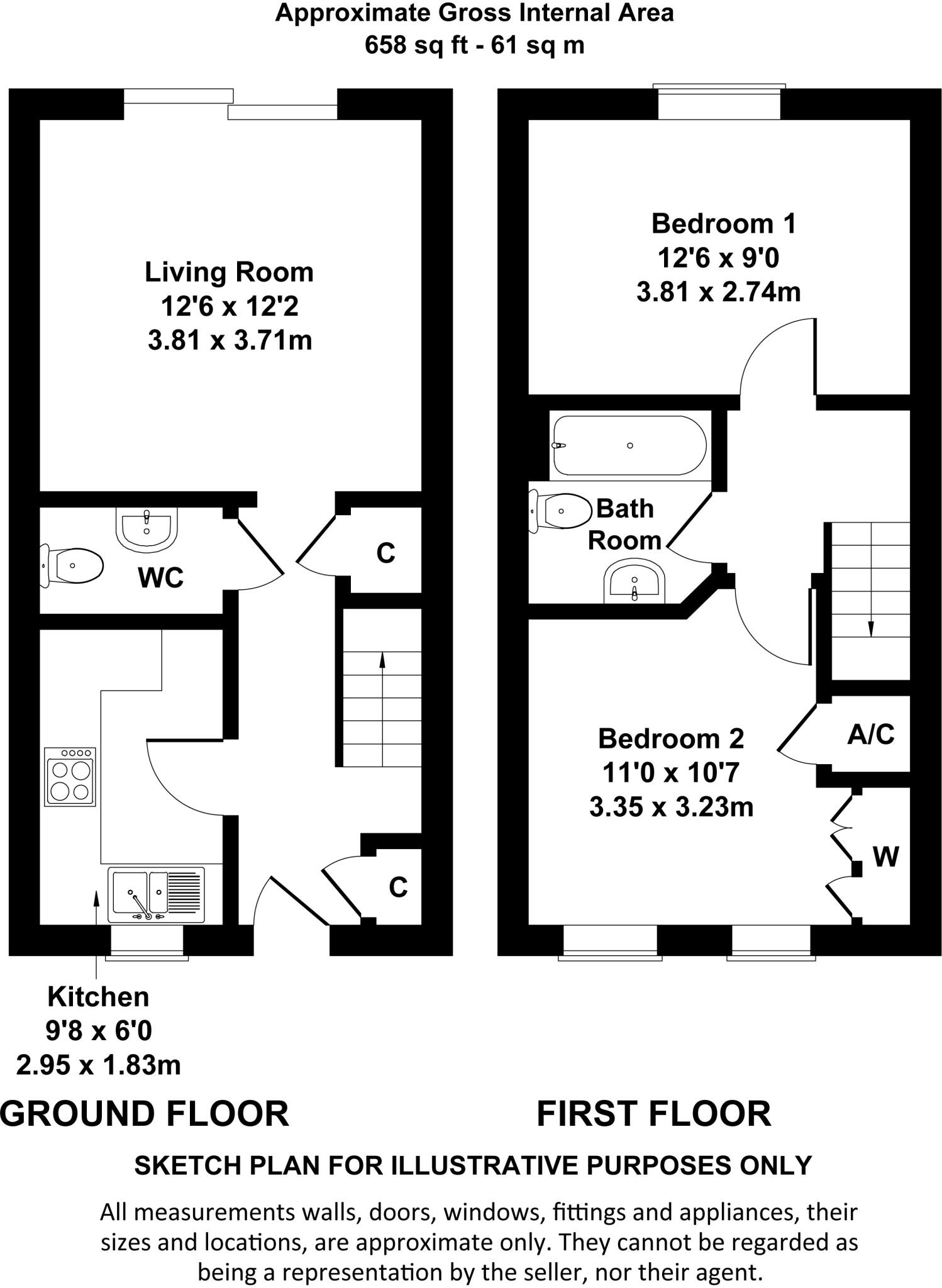 Wallington Way, Frome, Somerset, BA11 floorplan