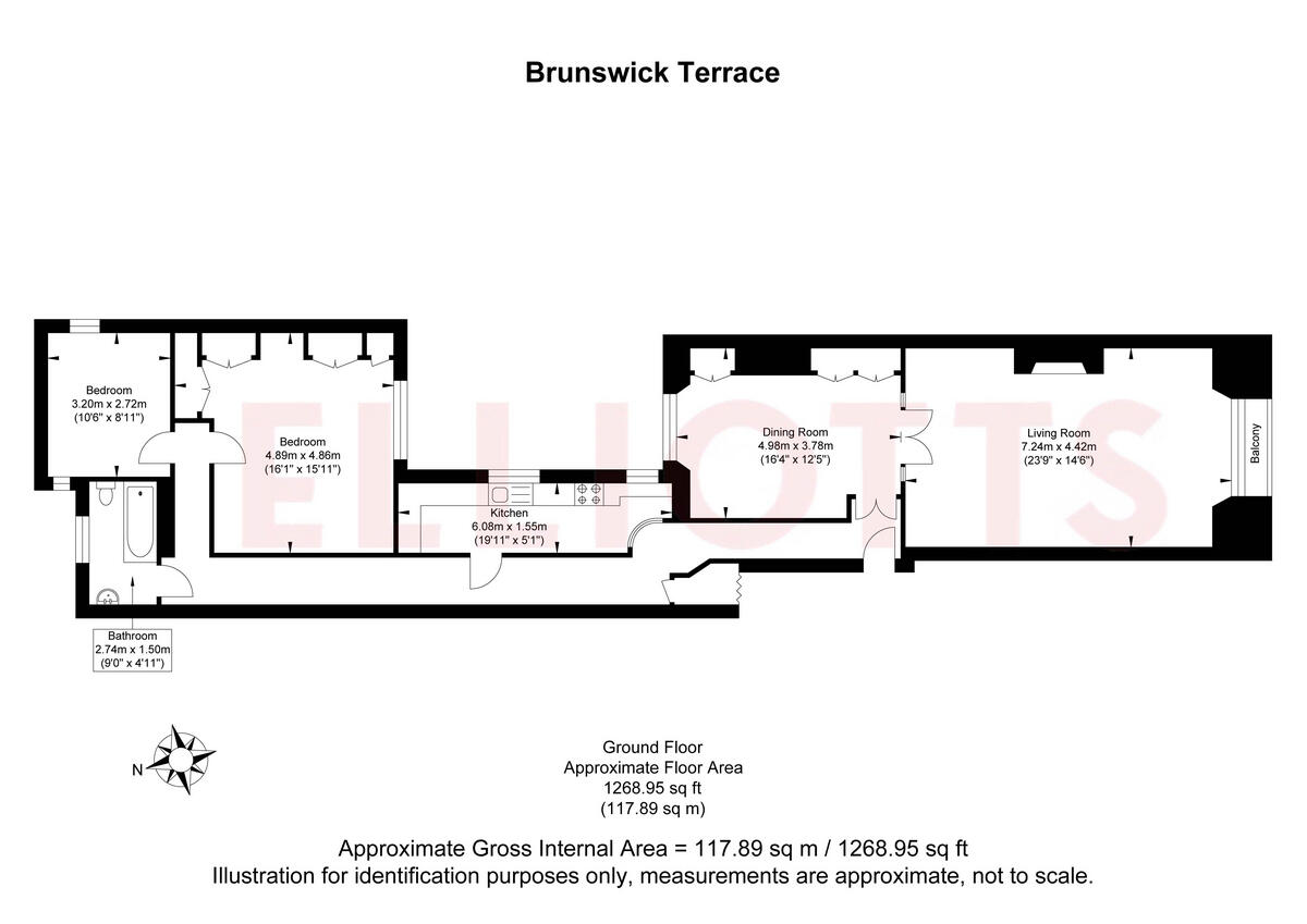 Brunswick Terrace, Hove floorplan