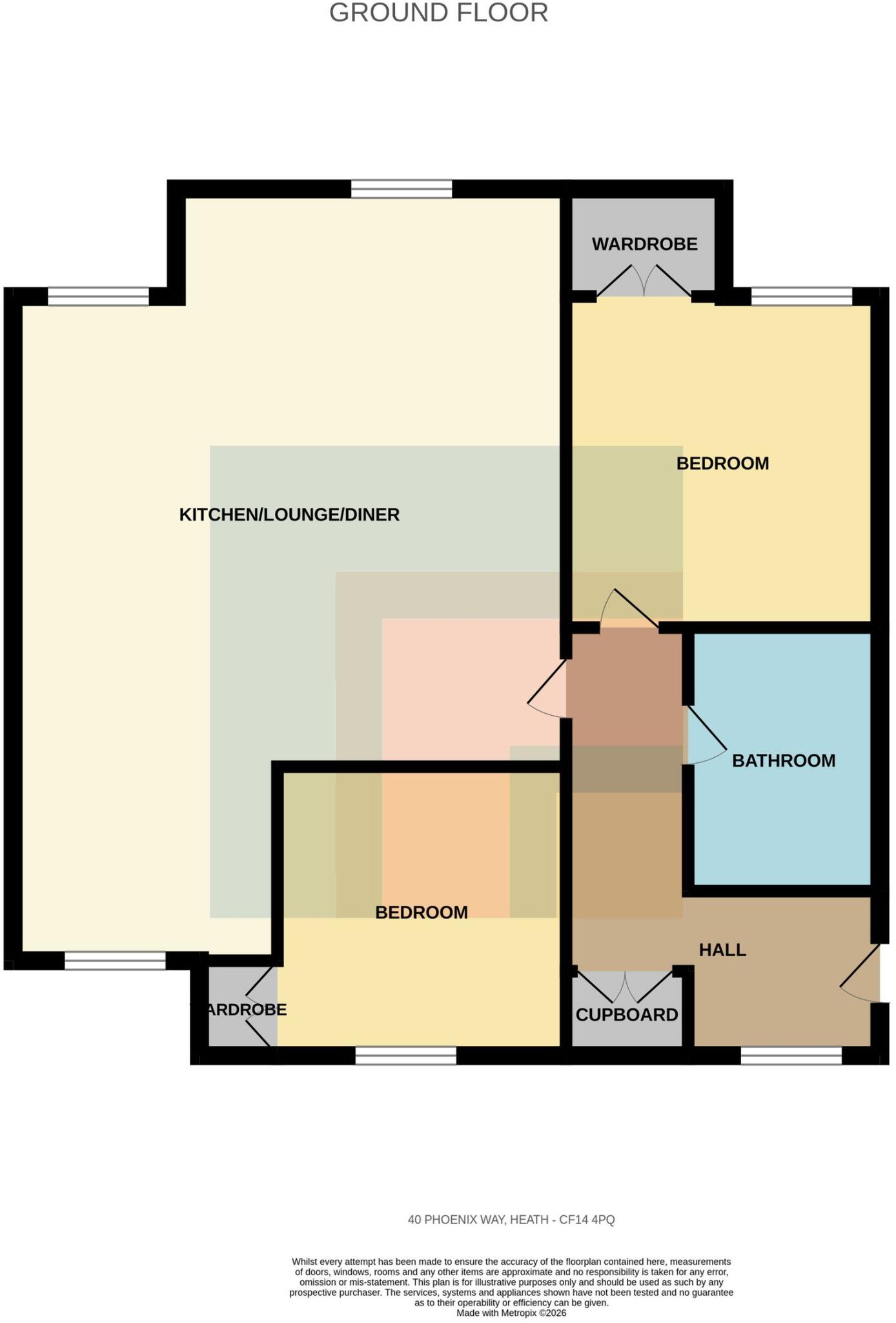 Phoenix Way, Heath, CF14 floorplan