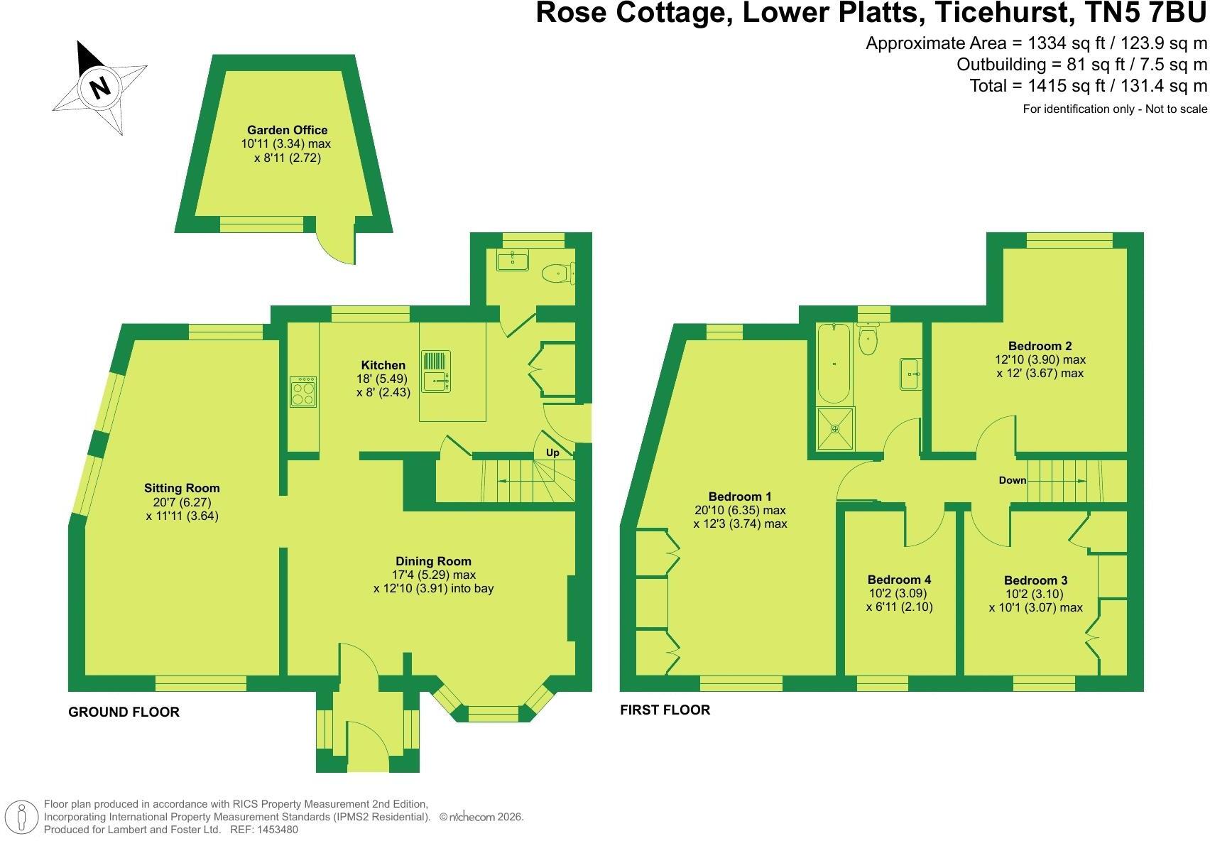 Ticehurst East Sussex floorplan