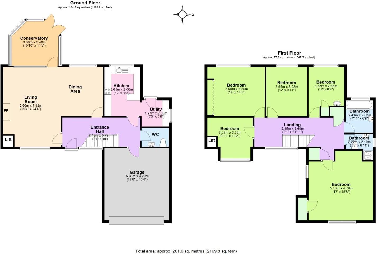 Delville Avenue, Keyworth floorplan