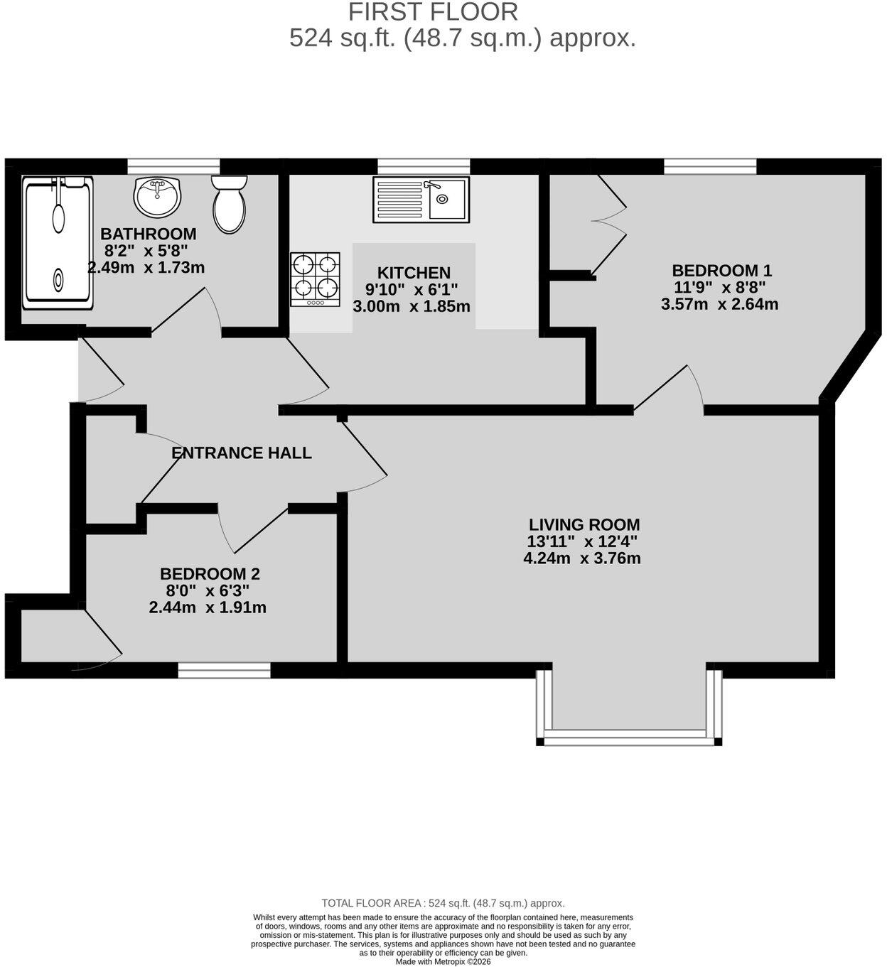 Park Close, Banbury, OX16 0SX floorplan